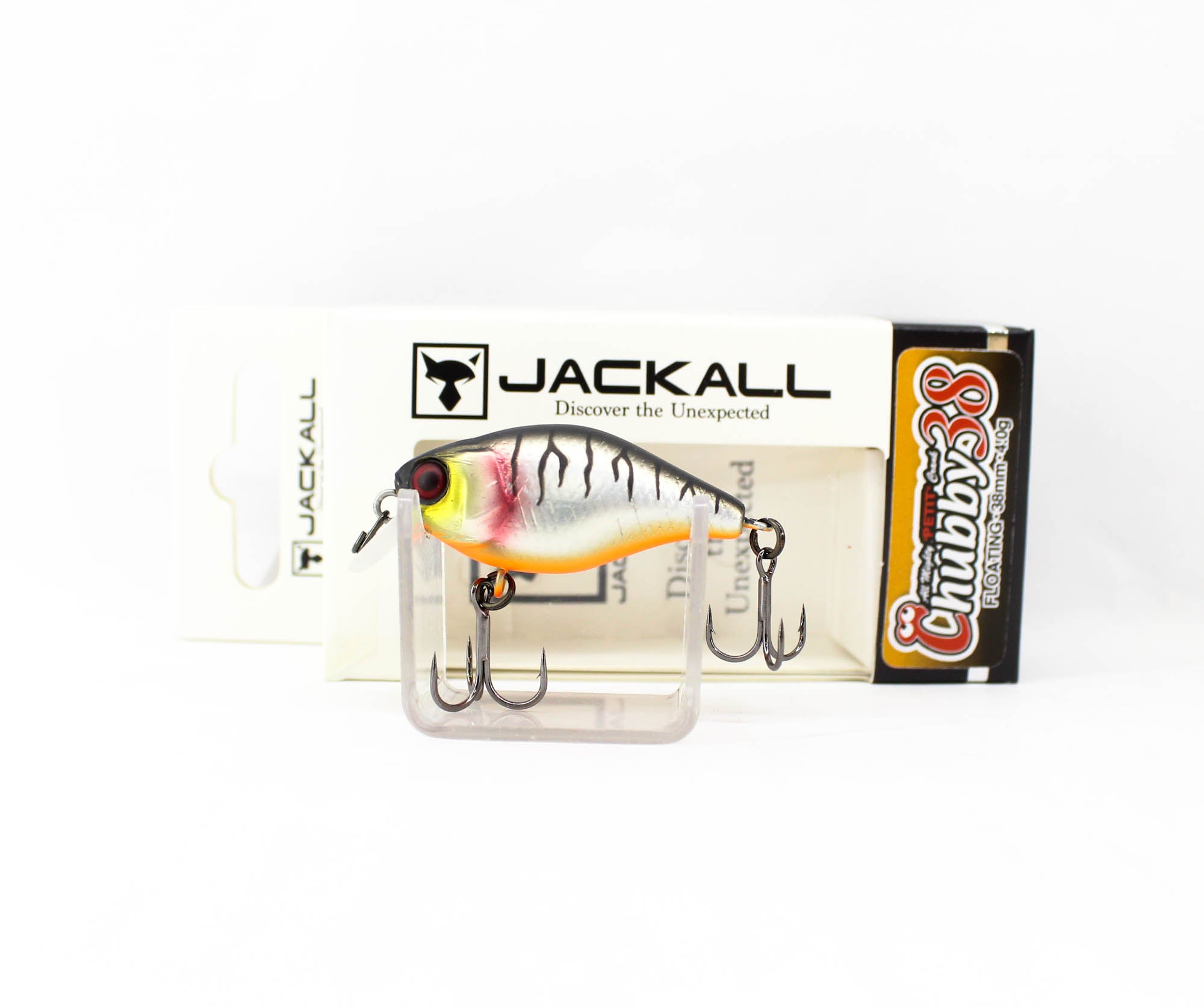 Jackall Chubby 38F Floating Lure UV Mat Silver Tiger (5212)