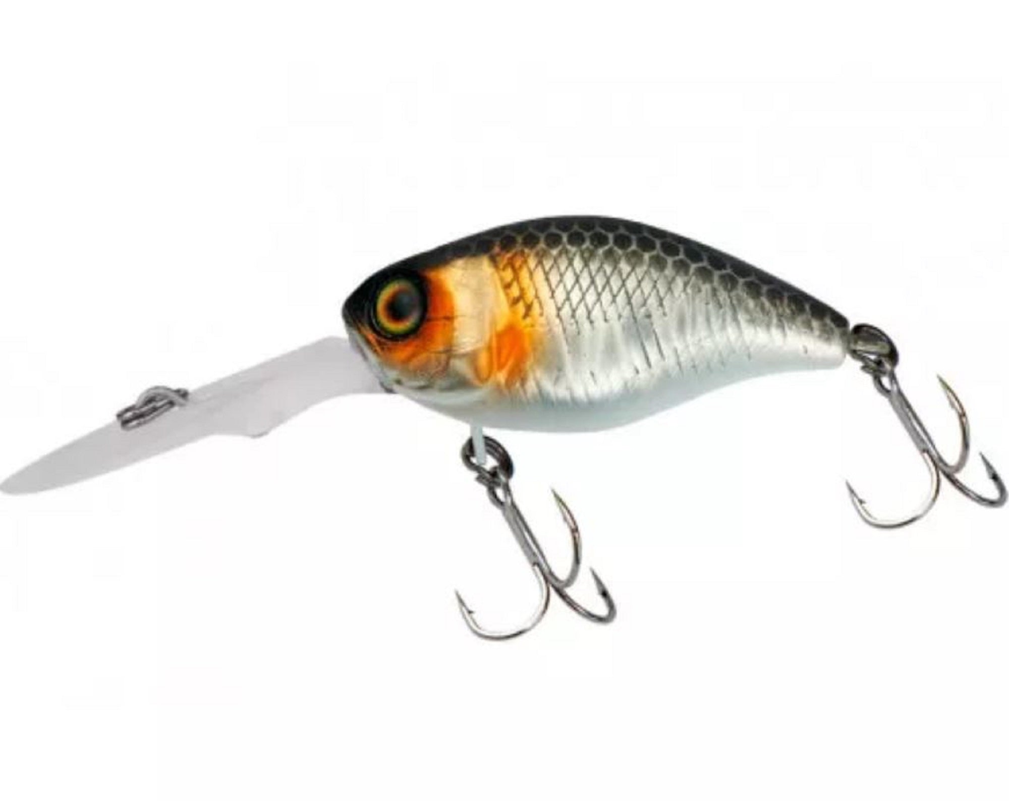Jackall DD Chubby 38F Floating Lure UV Mat Silver Black (5380)
