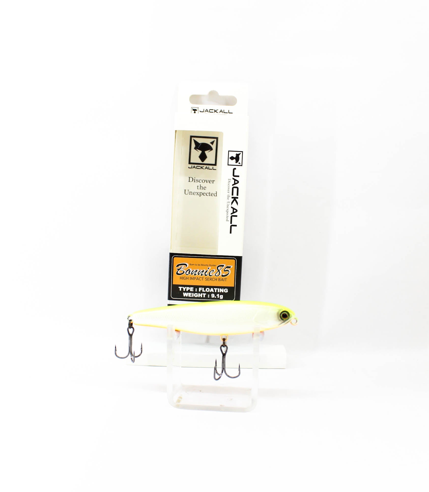 Jackall Bonnie 85 Floating Lure Chart Back Pearl (7162)