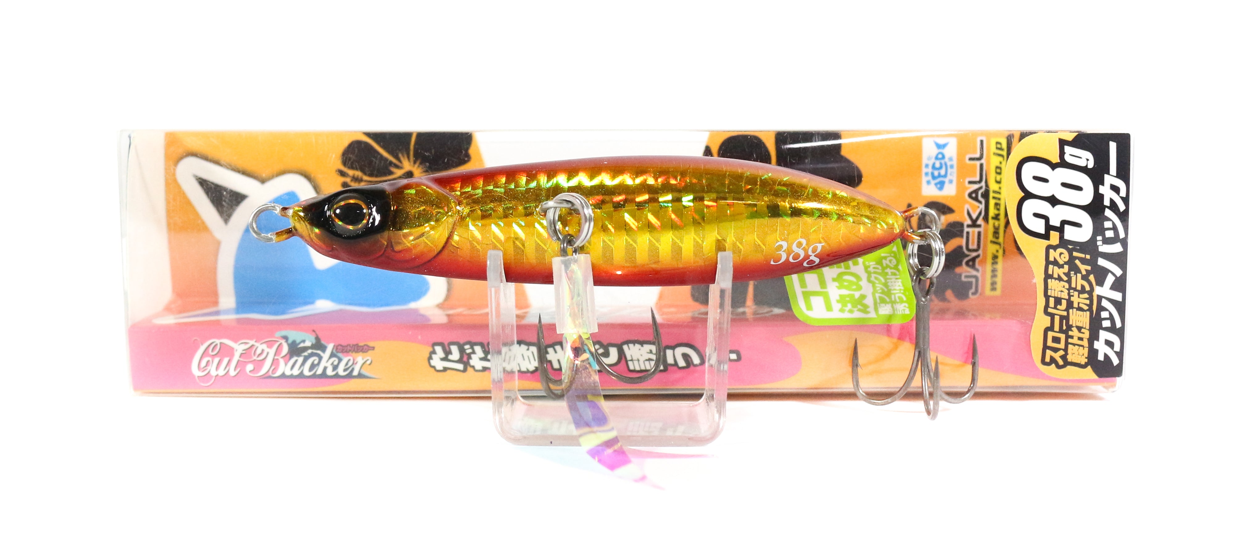 Jackall Metal Jig Cut Backer 38 grams Red Gold (9364)