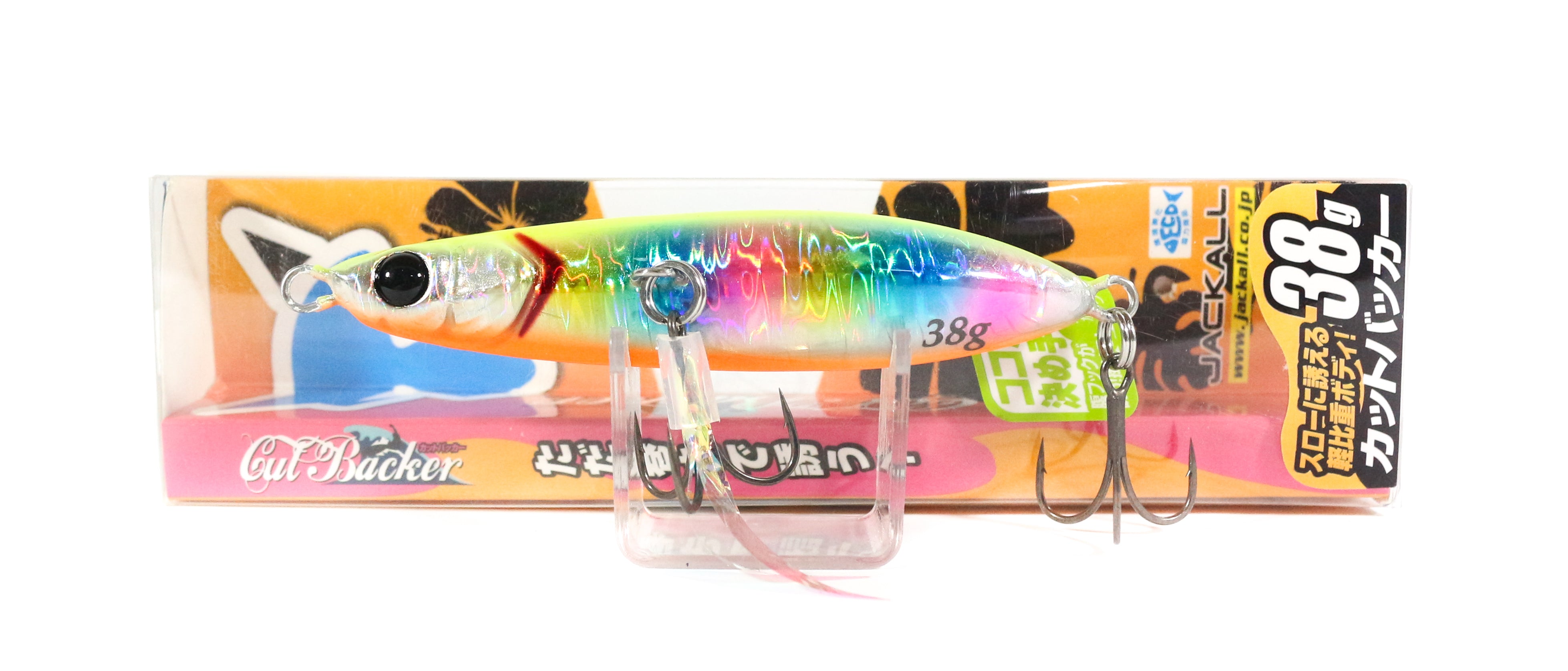 Jackall Metal Jig Cut Backer 38 grams Chart Candy (9395)