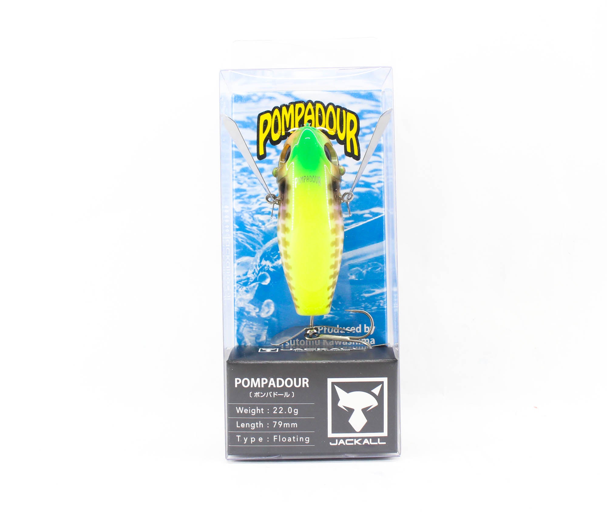 Jackall Pompadour 79 mm 22 grams Floating Lure Chart Back Gill Bone (9470)