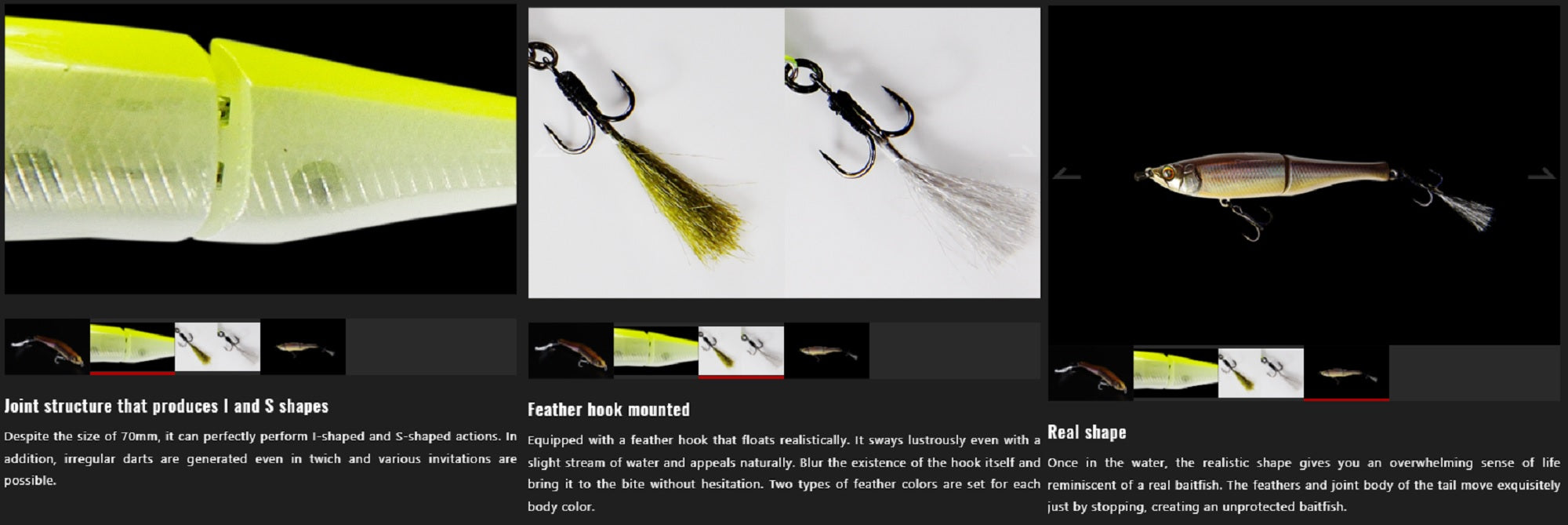 Jackall Spytail 70 SS Sinking Lure Chart Back Pearl (9579)
