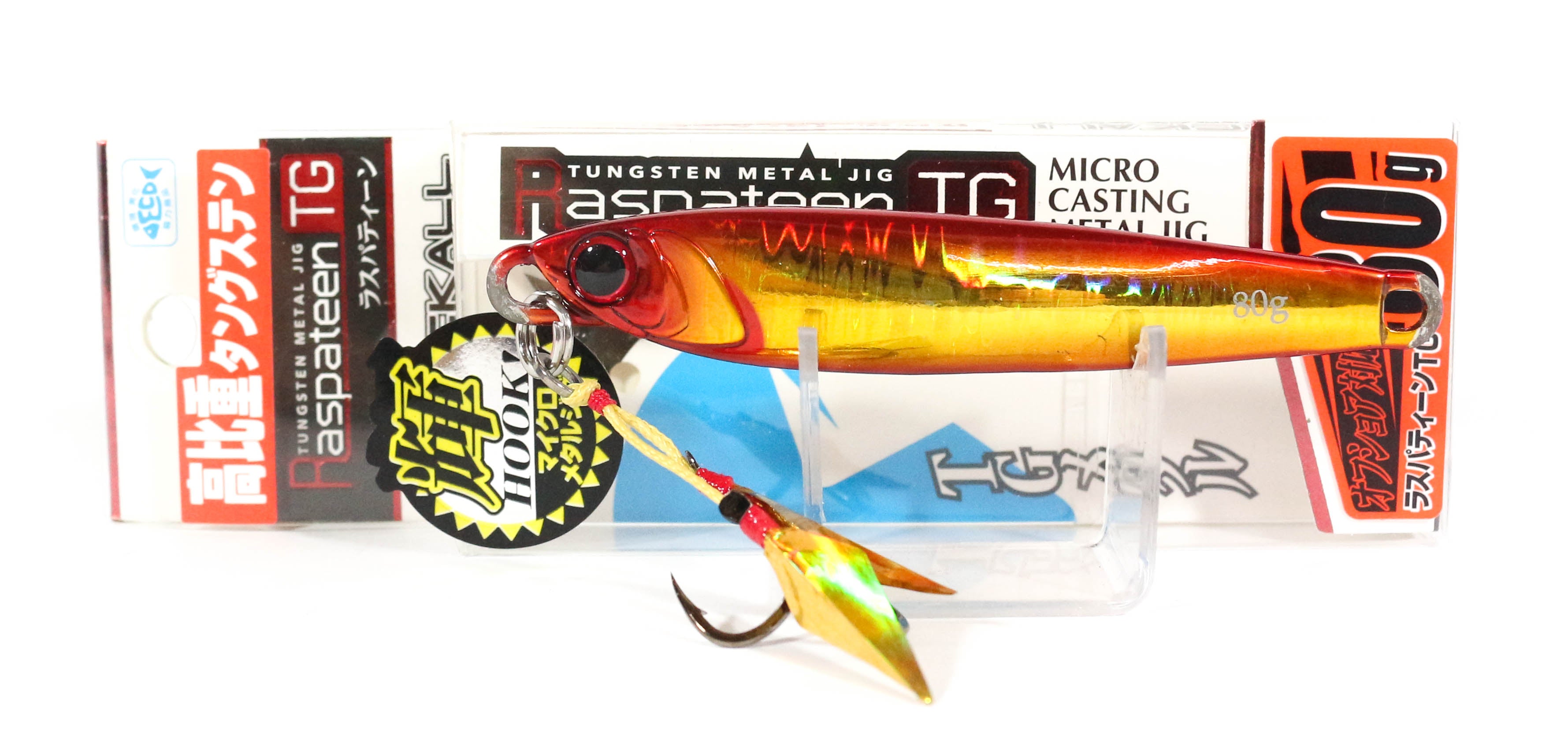 Jackall Metal Jig Raspateen TG Tungsten 80 grams Red & Gold (9975)