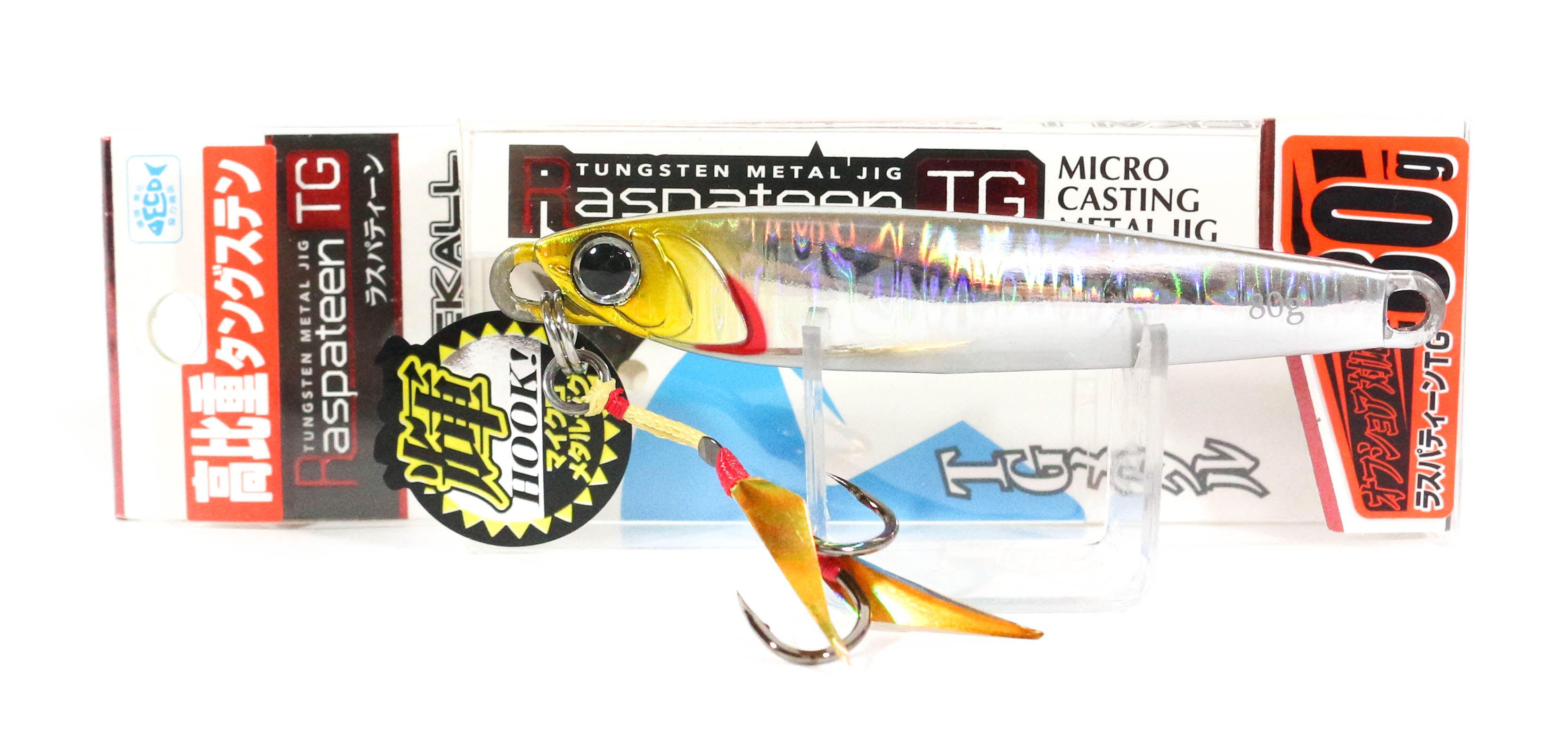Jackall Metal Jig Raspateen TG Tungsten 80 grams Shirasu Silver (0001)