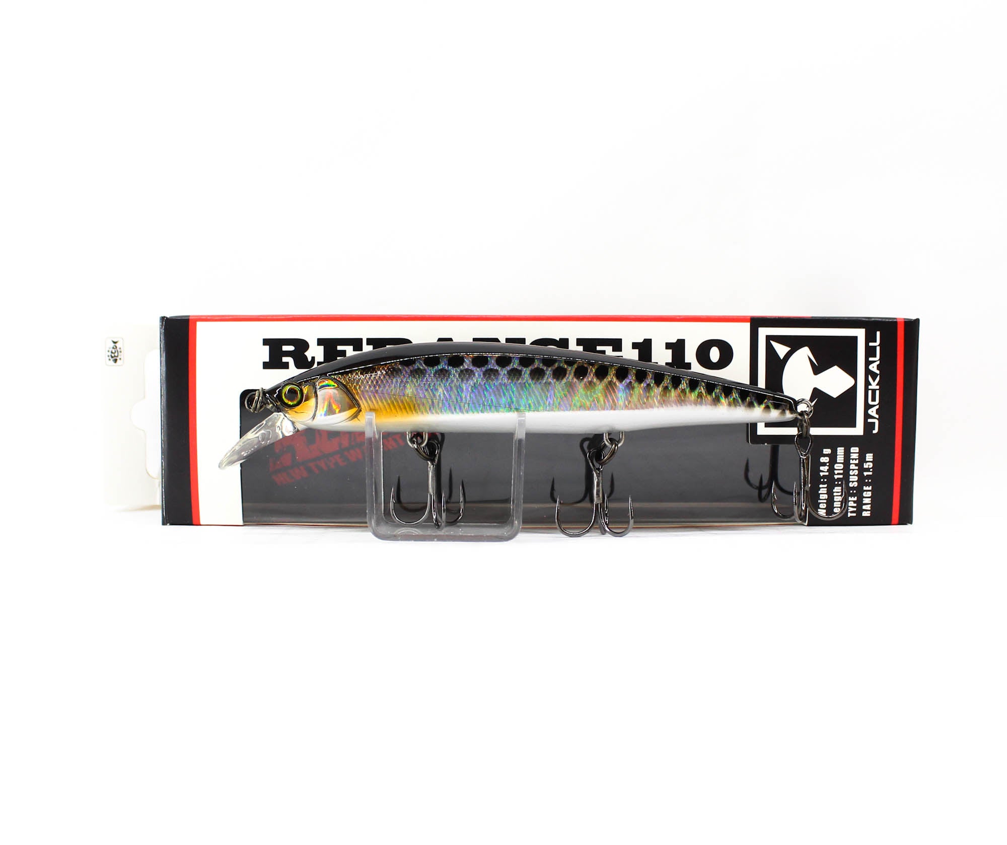 Jackall Rerange 110 SP Suspend Lure HL Silver & Black (0131)