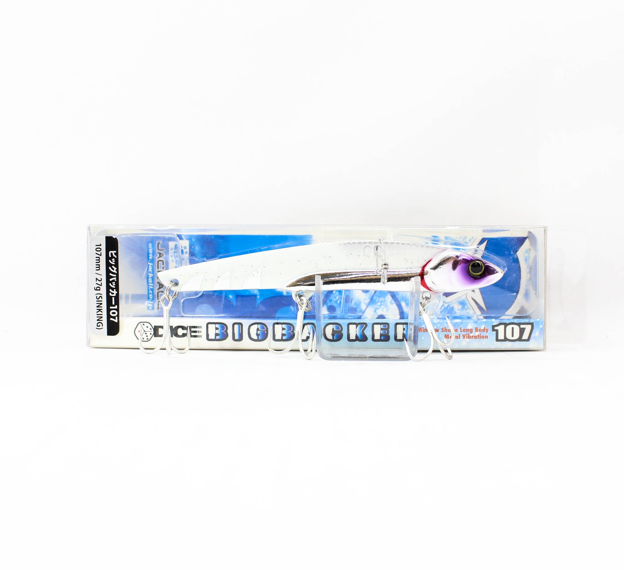 Jackall Big Backer 107 Metal Vibe 27 grams Sinking Lure Glow Stripe (1060)