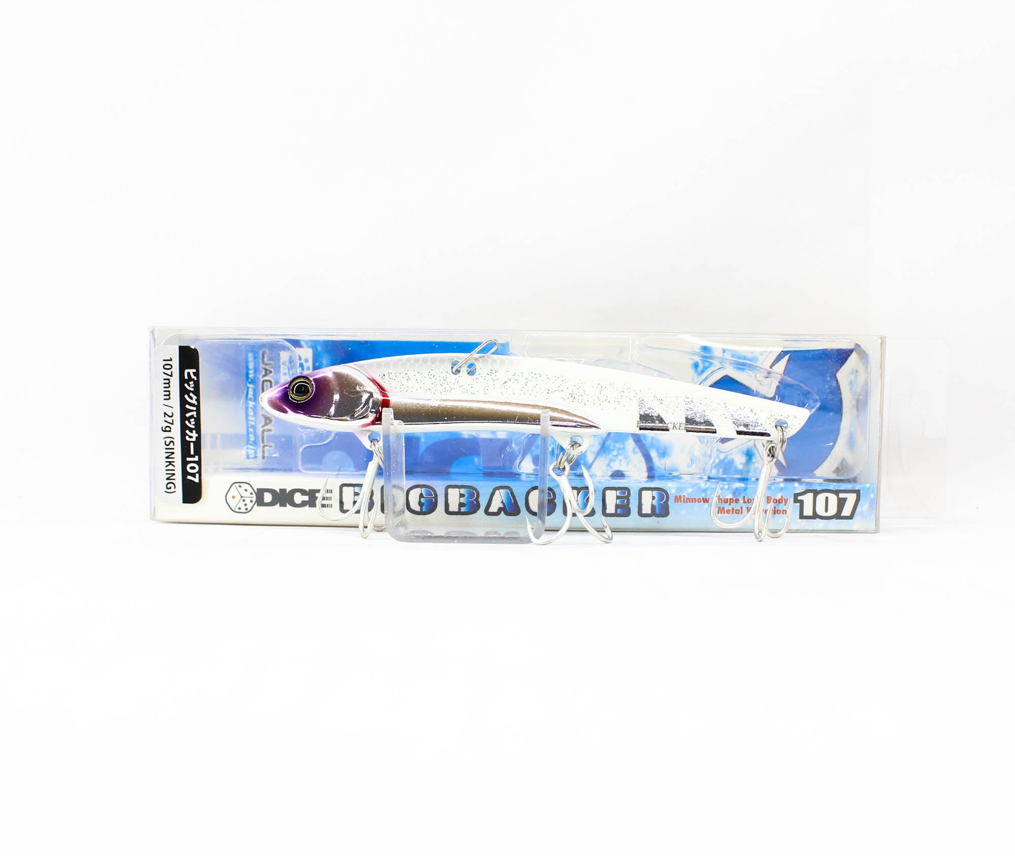 Jackall Big Backer 107 Metal Vibe 27 grams Sinking Lure Glow Stripe (1060)