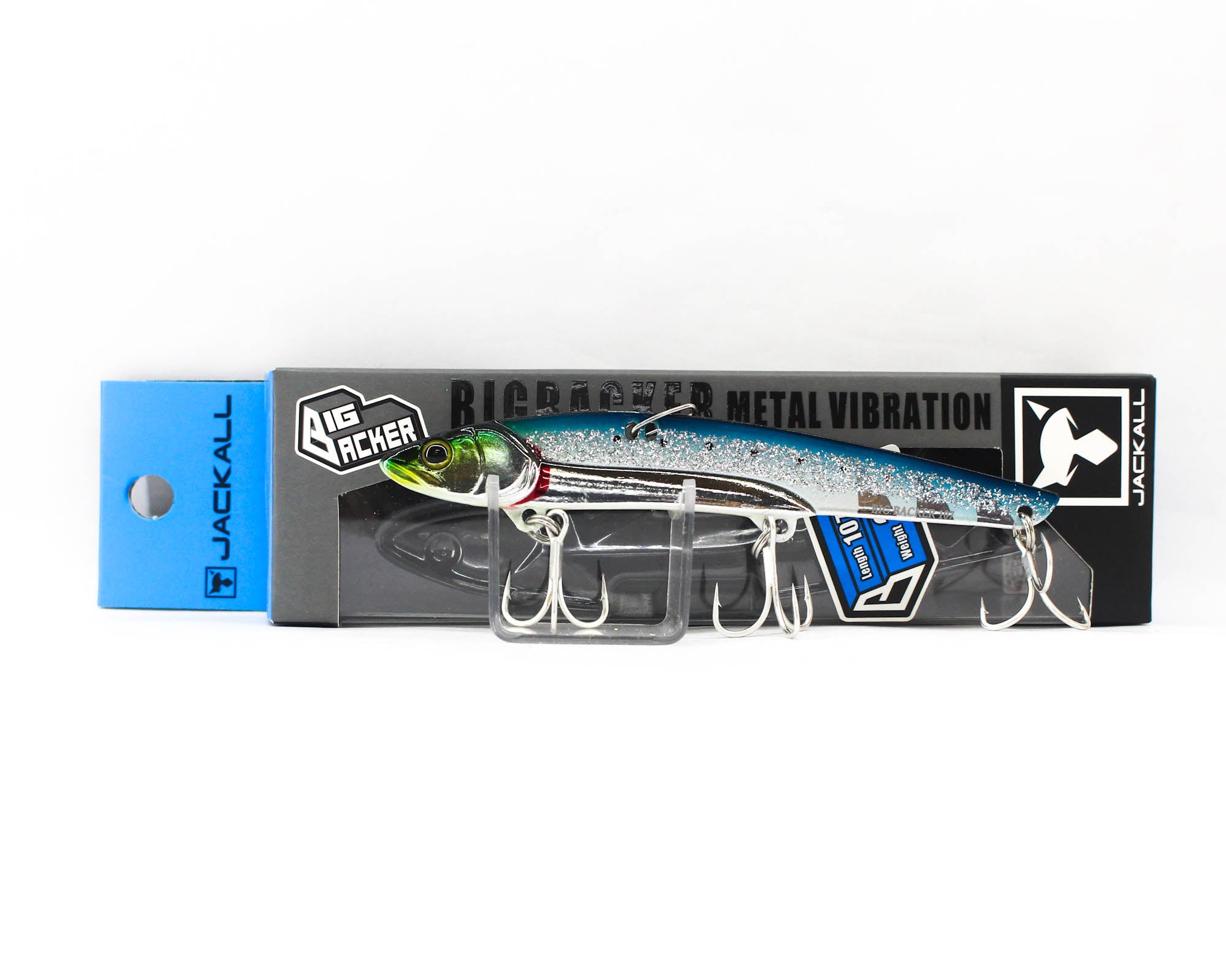 Jackall Big Backer 107 Metal Vibe 27 grams Sinking Lure Iwashi Glow (1077)