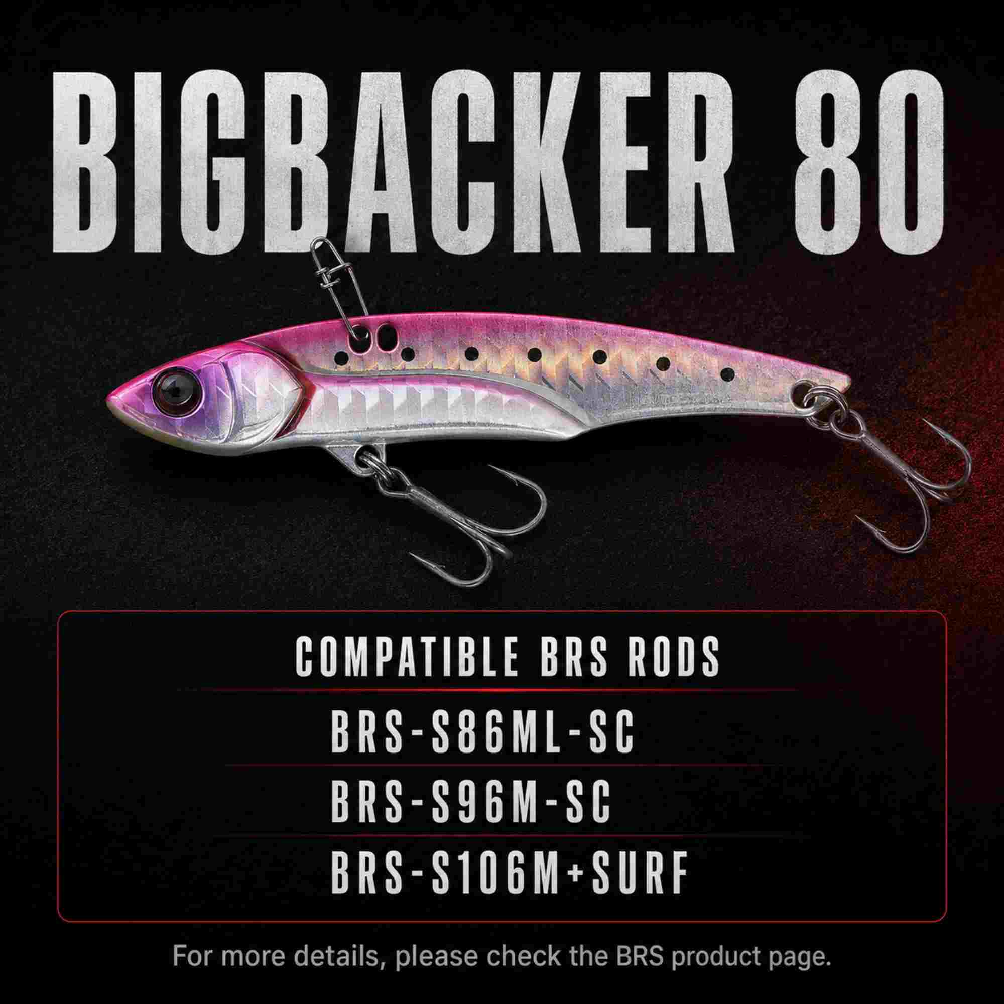 Jackall Big Backer 80 Metal Vibe 25 grams Sinking Lure Cho Sagoshi Silver (1121)