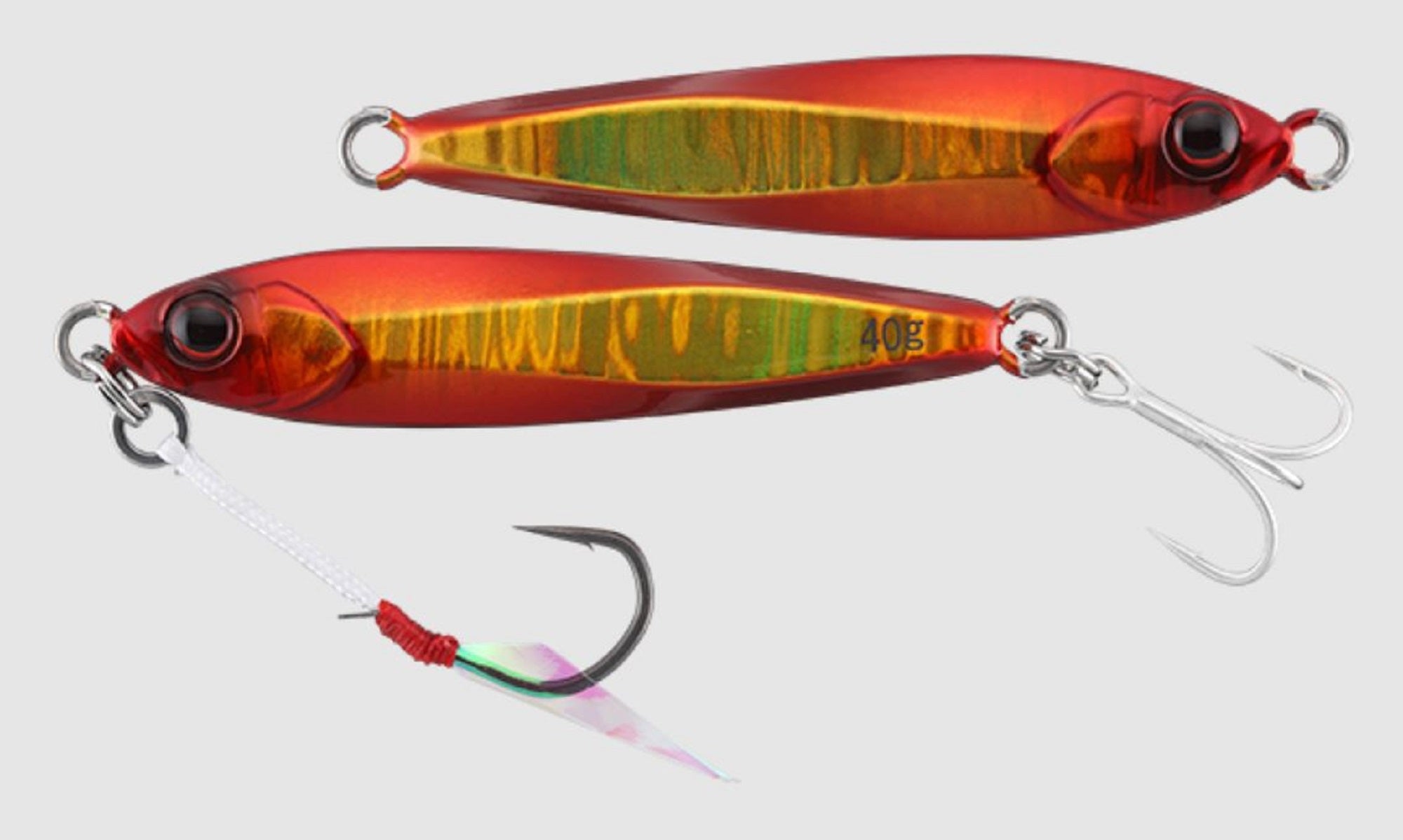 Jackall Metal Jig Big Backer 10 grams Red Gold (5143)
