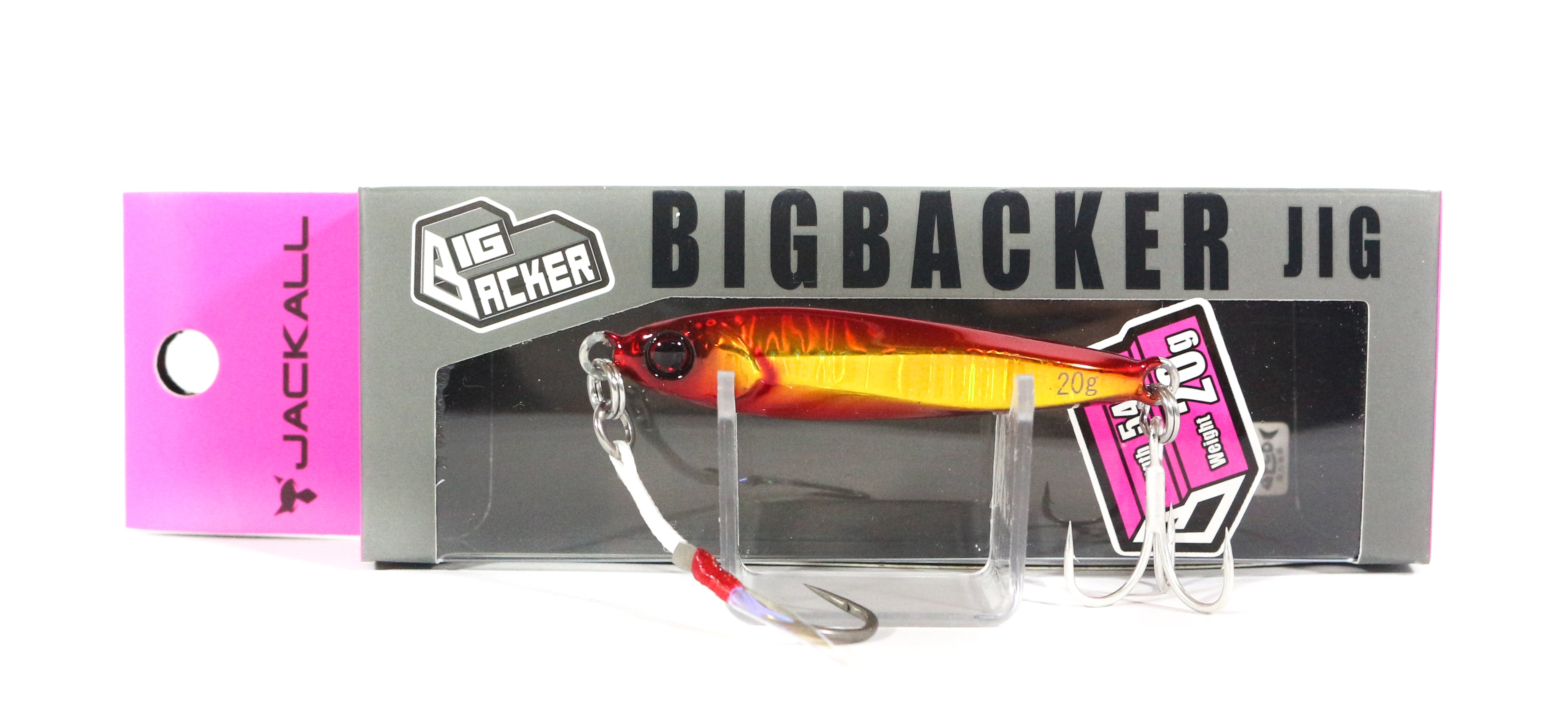 Jackall Metal Jig Big Backer 20 grams Red & Gold (5303)