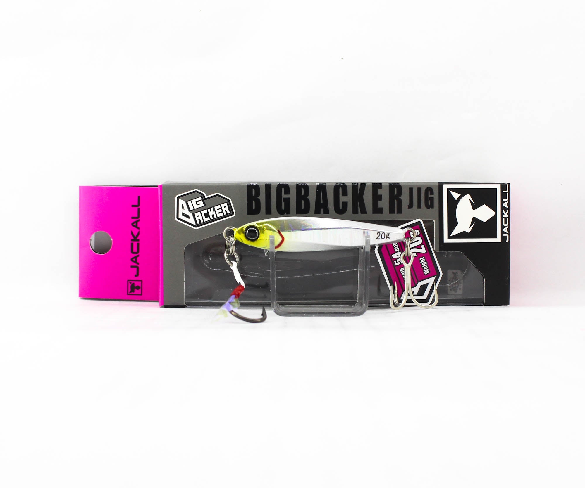 Jackall Metal Jig Big Backer 20 grams Shirasu Silver (5310)