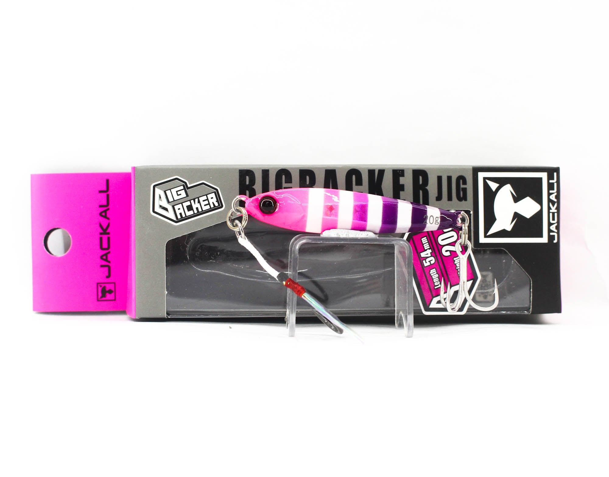 Jackall Metal Jig Big Backer 20 grams Glow Pink Purple (5334)