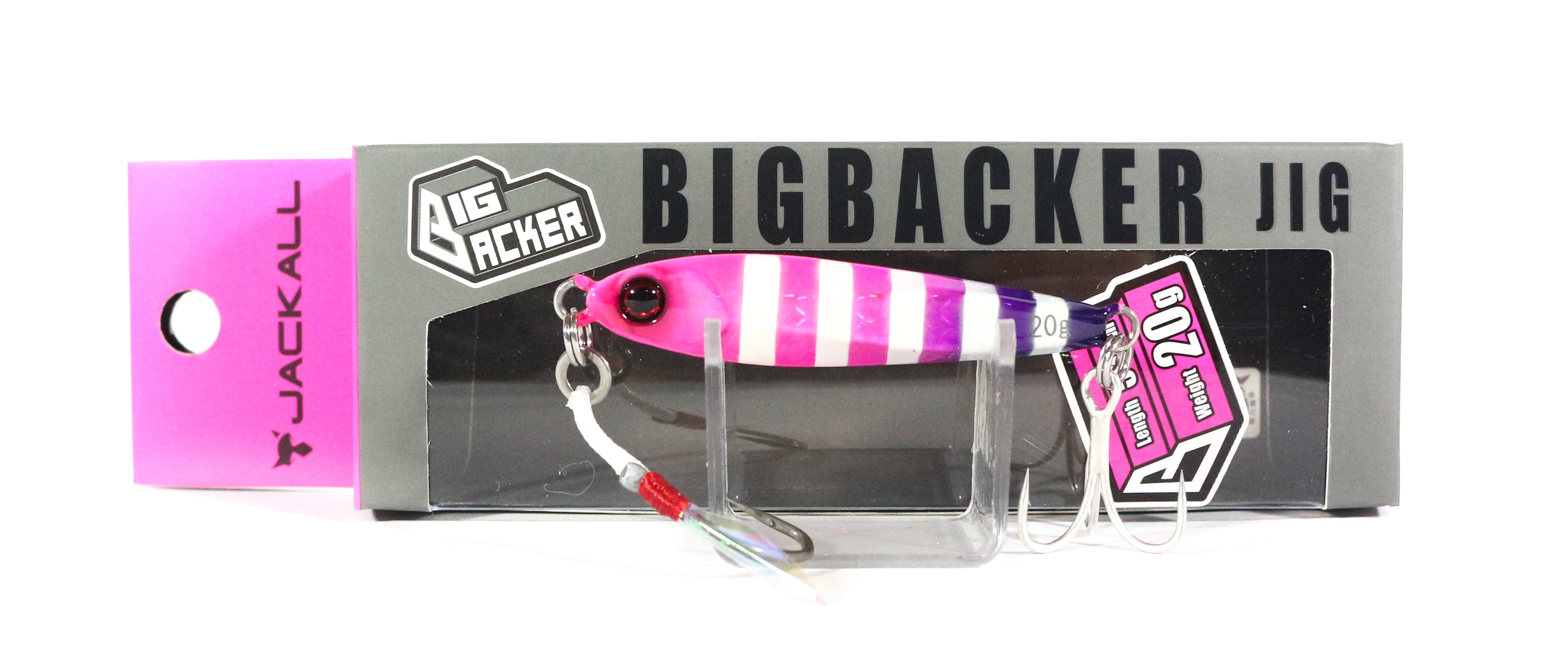 Jackall Metal Jig Big Backer 20 grams Glow Pink Purple (5334)