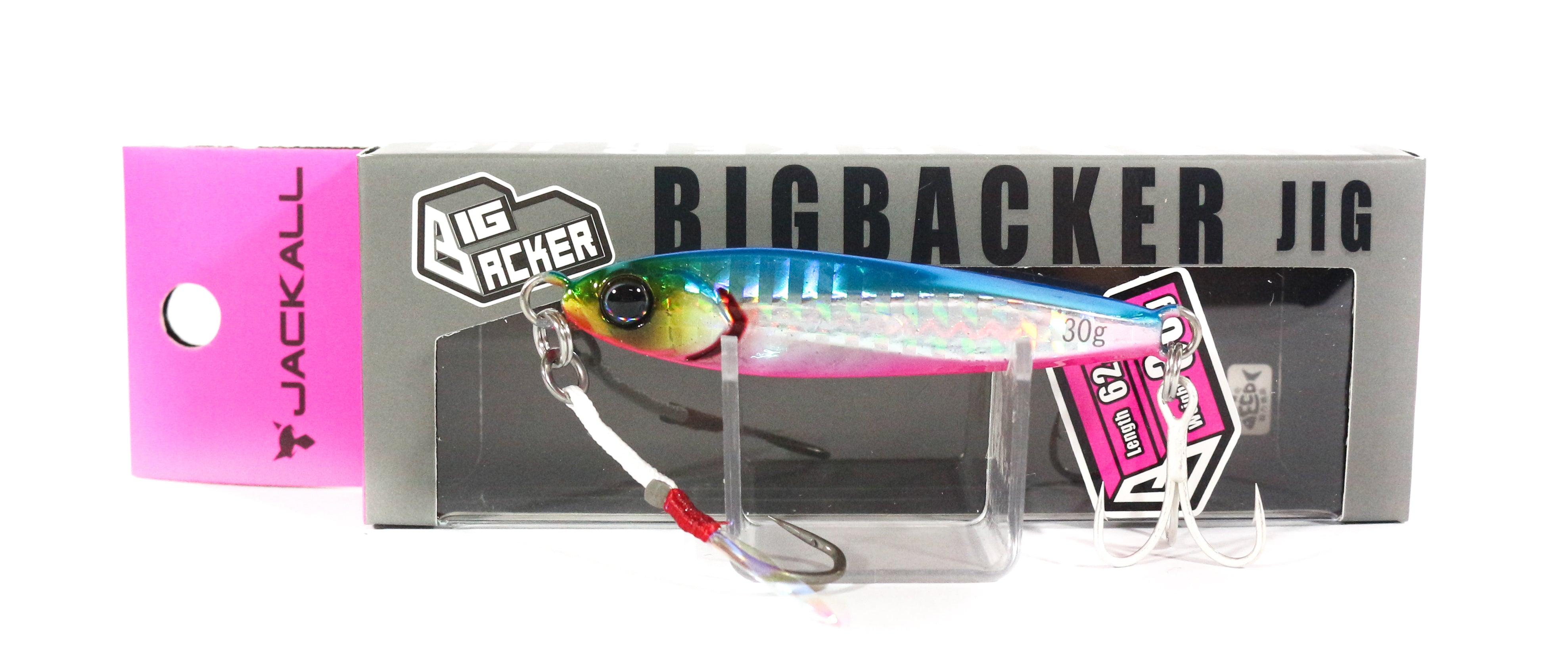Jackall Metal Jig Big Backer 30 grams Blue Pink (5365)
