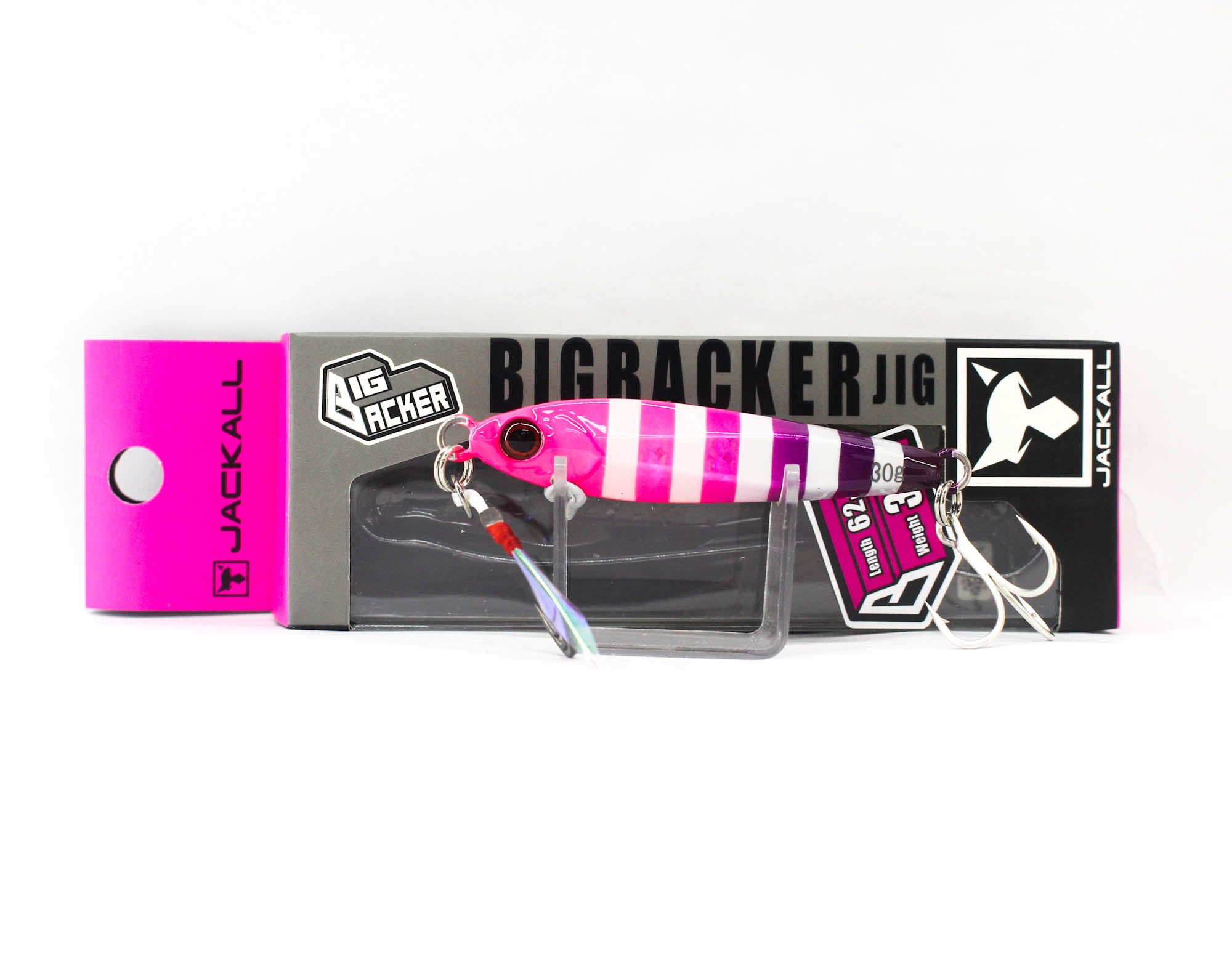 Jackall Metal Jig Big Backer 30 grams Glow Pink Purple (5419)