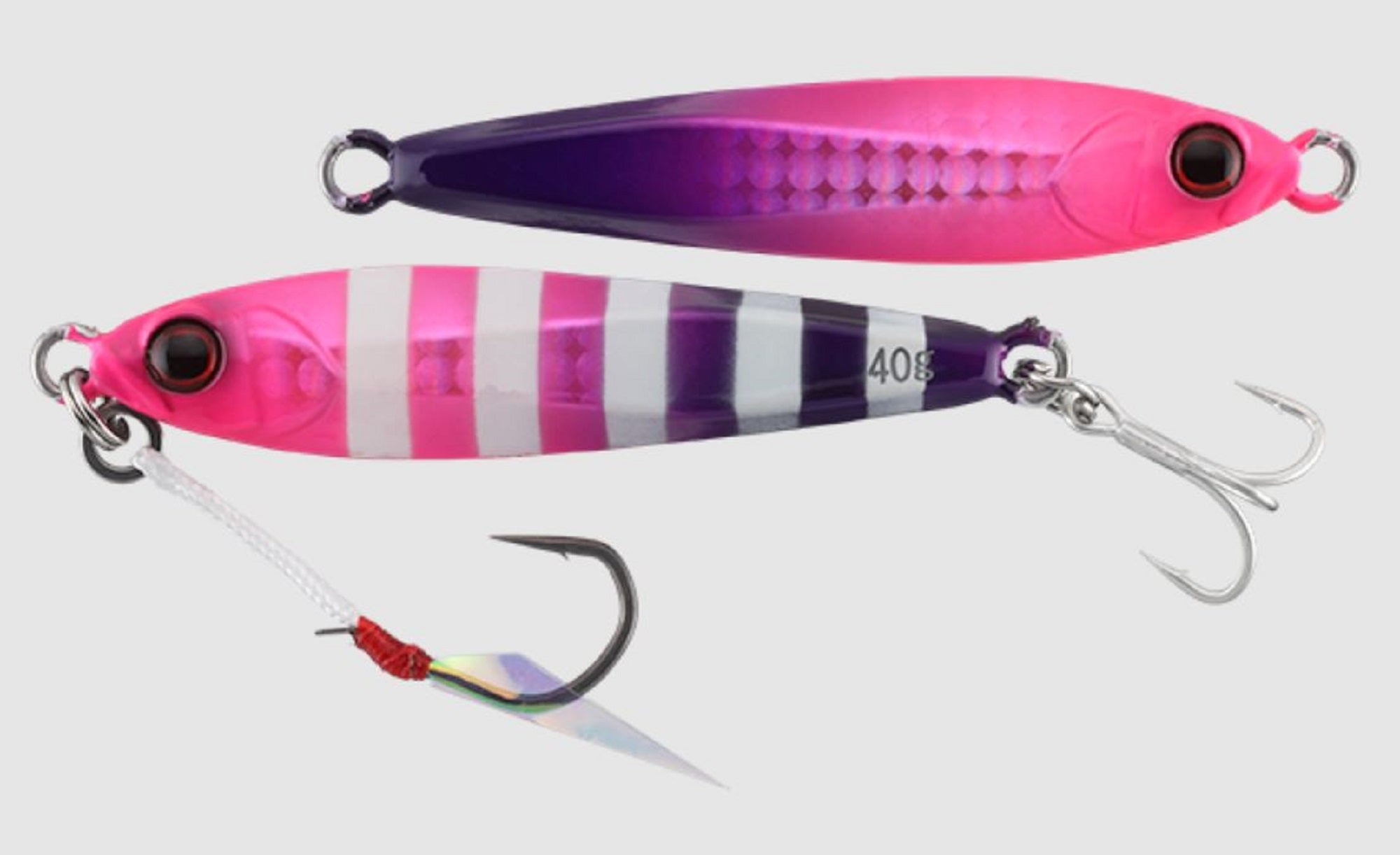 Jackall Metal Jig Big Backer 30 grams Glow Pink Purple (5419)