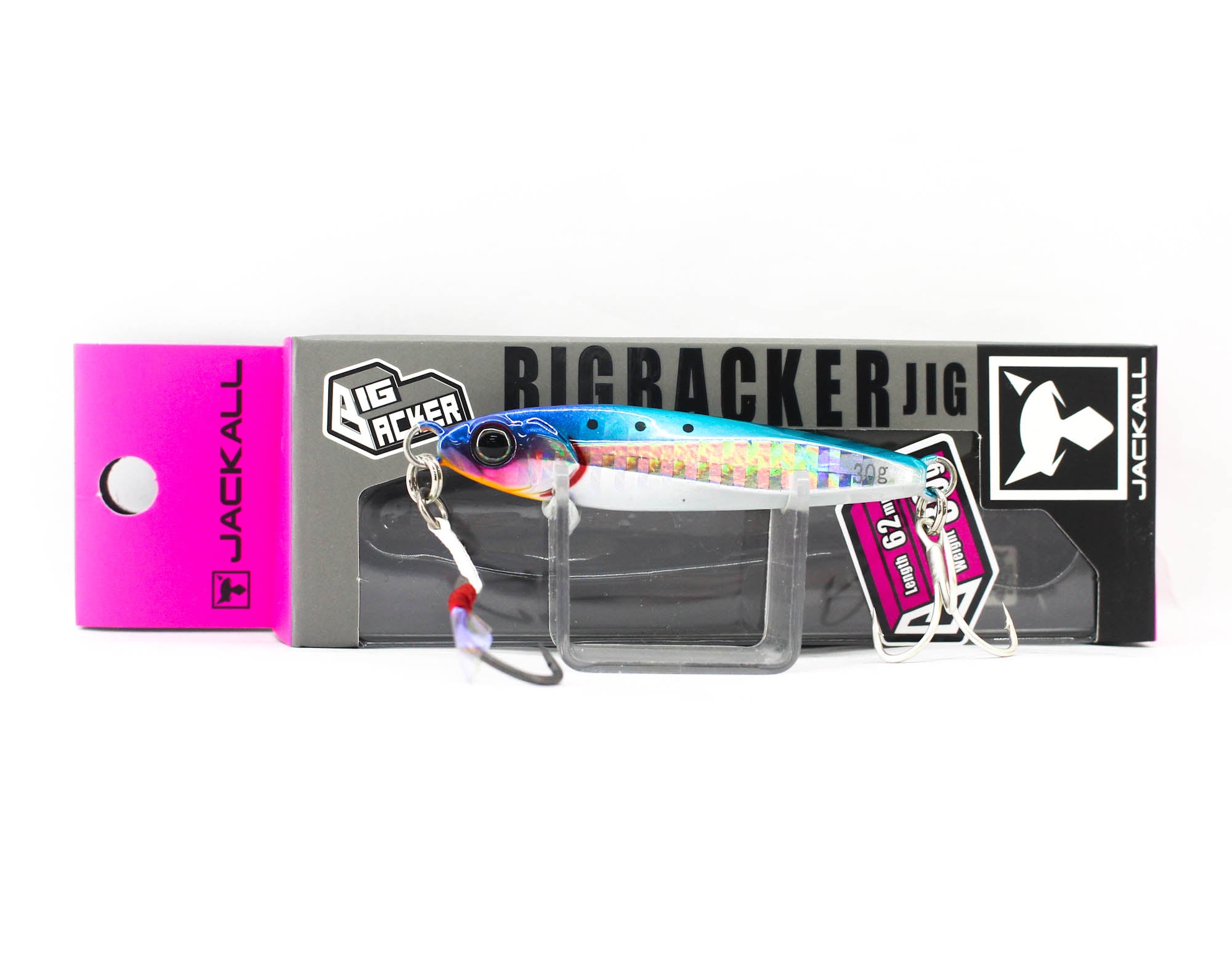 Jackall Metal Jig Big Backer 30 grams Iwashi Glow (5426)