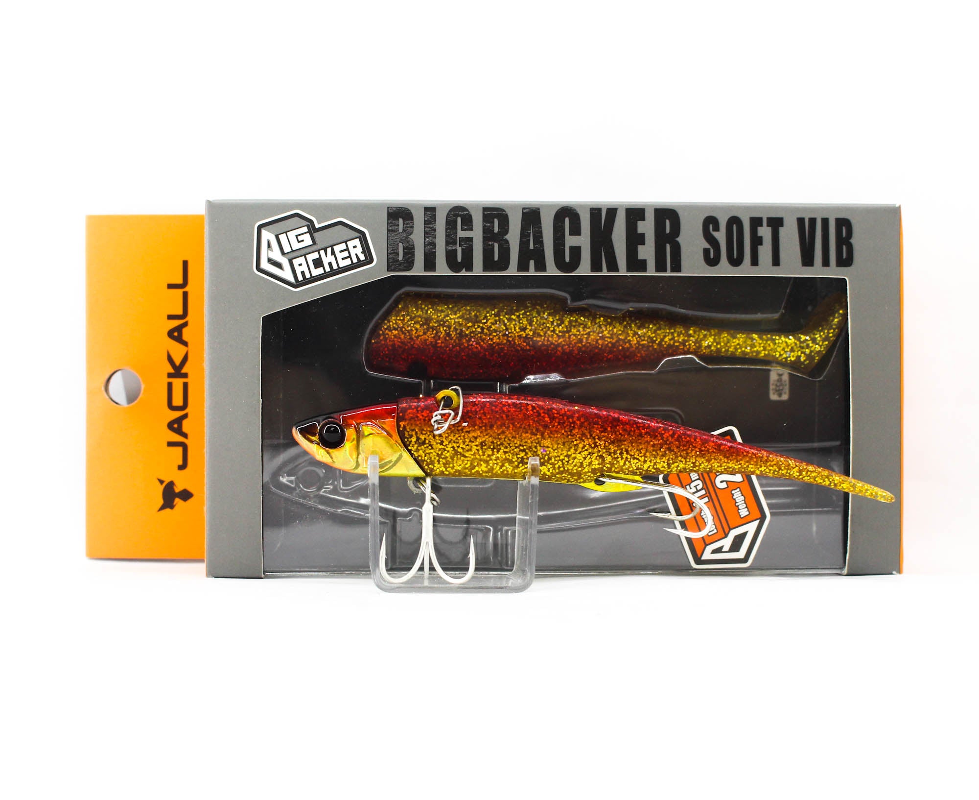 Sale Jackall Big Backer Soft Vib 21 grams 115 mm Sinking Lure R Gold (5747)