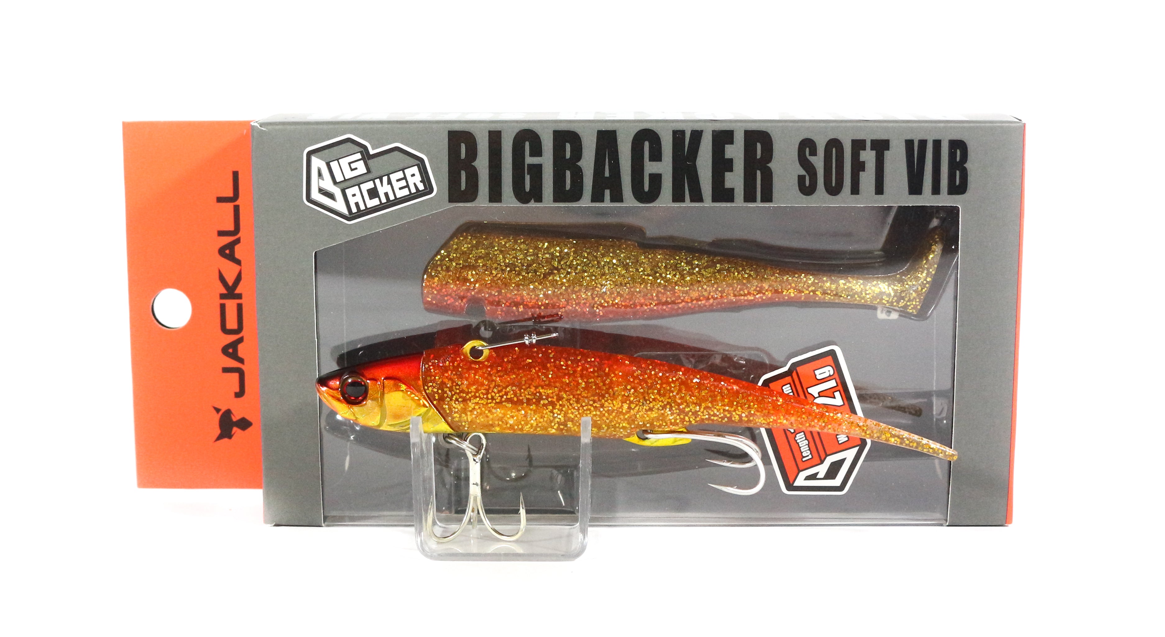 Sale Jackall Big Backer Soft Vib 21 grams 115 mm Sinking Lure R Gold (5747)