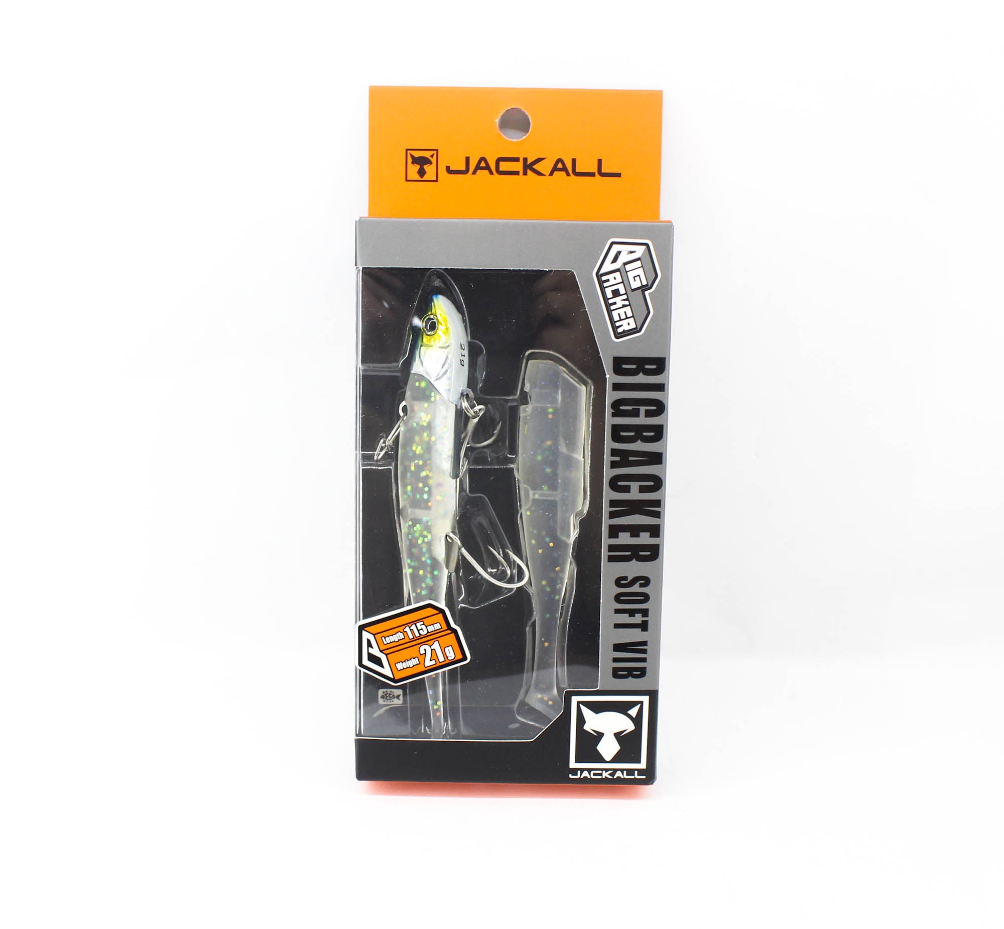 Sale Jackall Big Backer Soft Vib 21 grams 115 mm Sinking Lure S UV (5761)