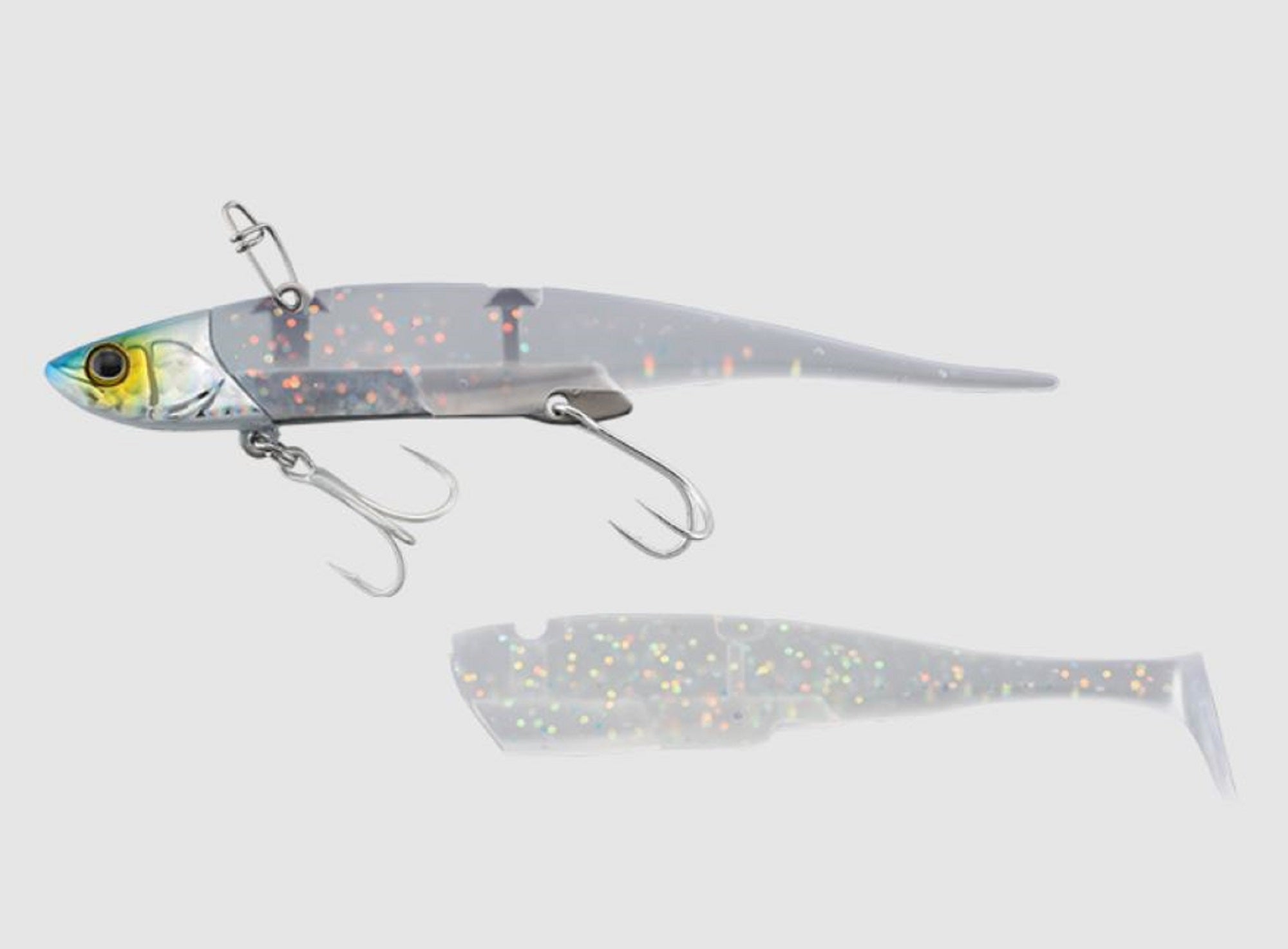 Sale Jackall Big Backer Soft Vib 21 grams 115 mm Sinking Lure S UV (5761)