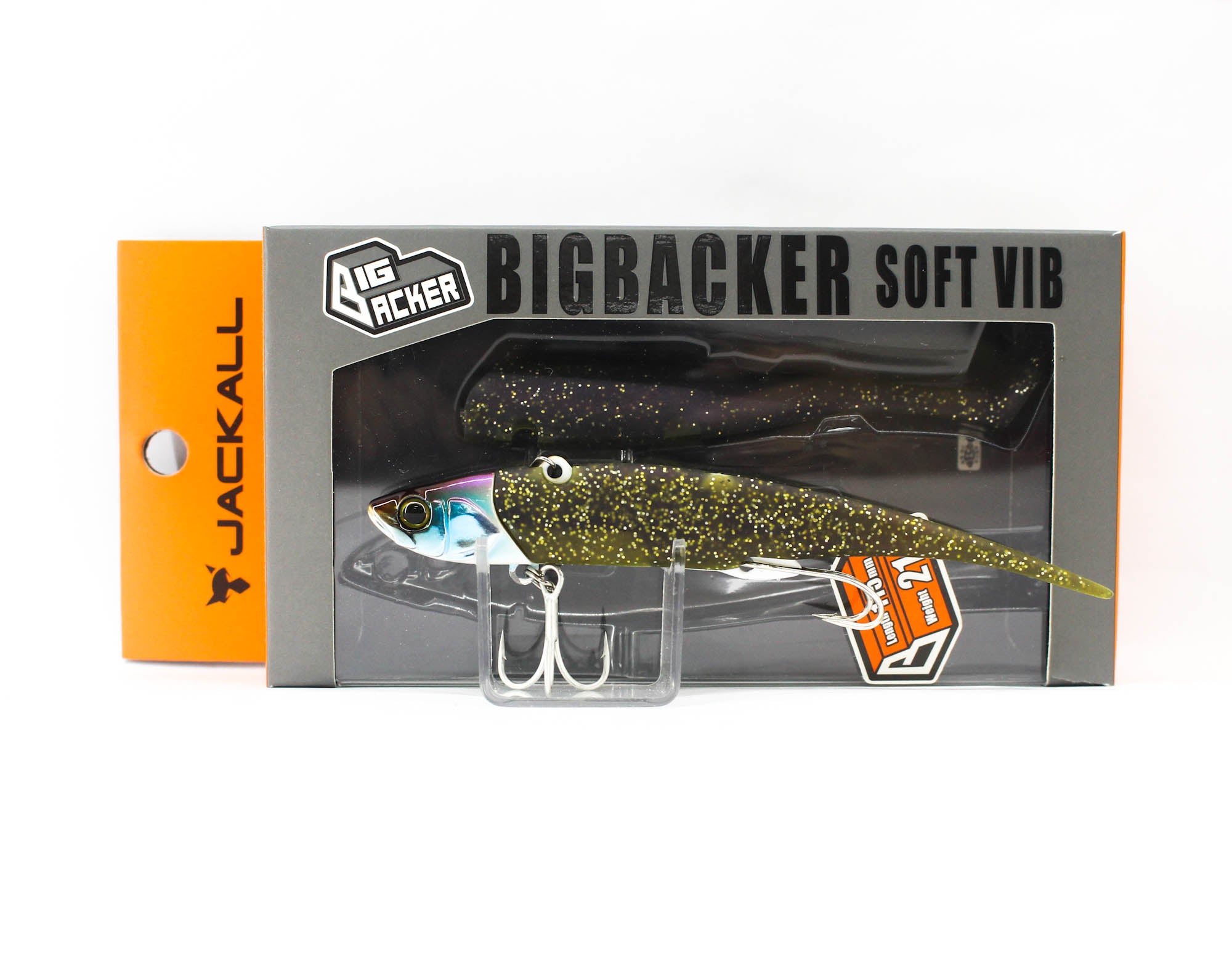 Sale Jackall Big Backer Soft Vib 21 grams 115 mm Sinking Lure B UV (5778)