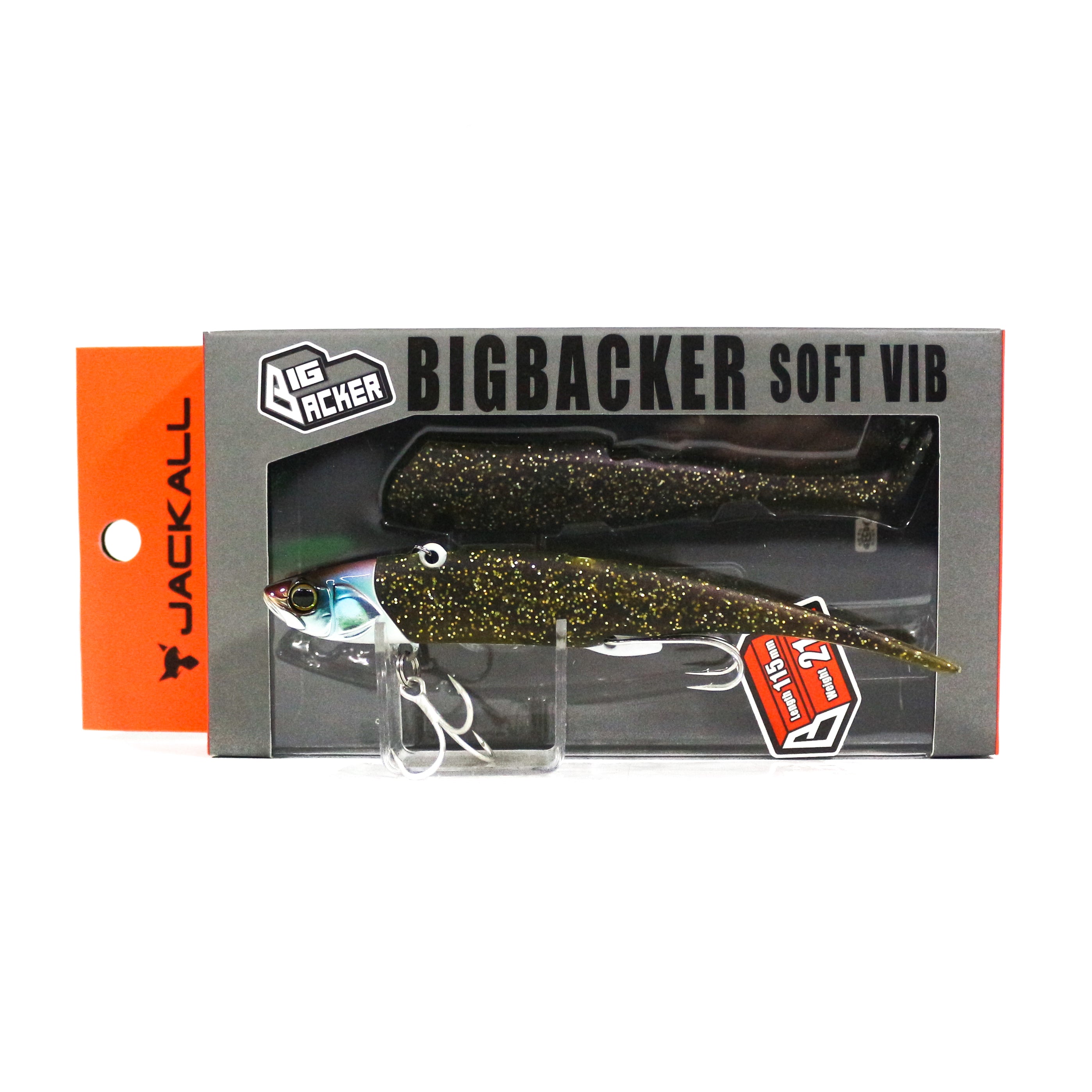 Sale Jackall Big Backer Soft Vib 21 grams 115 mm Sinking Lure B UV (5778)