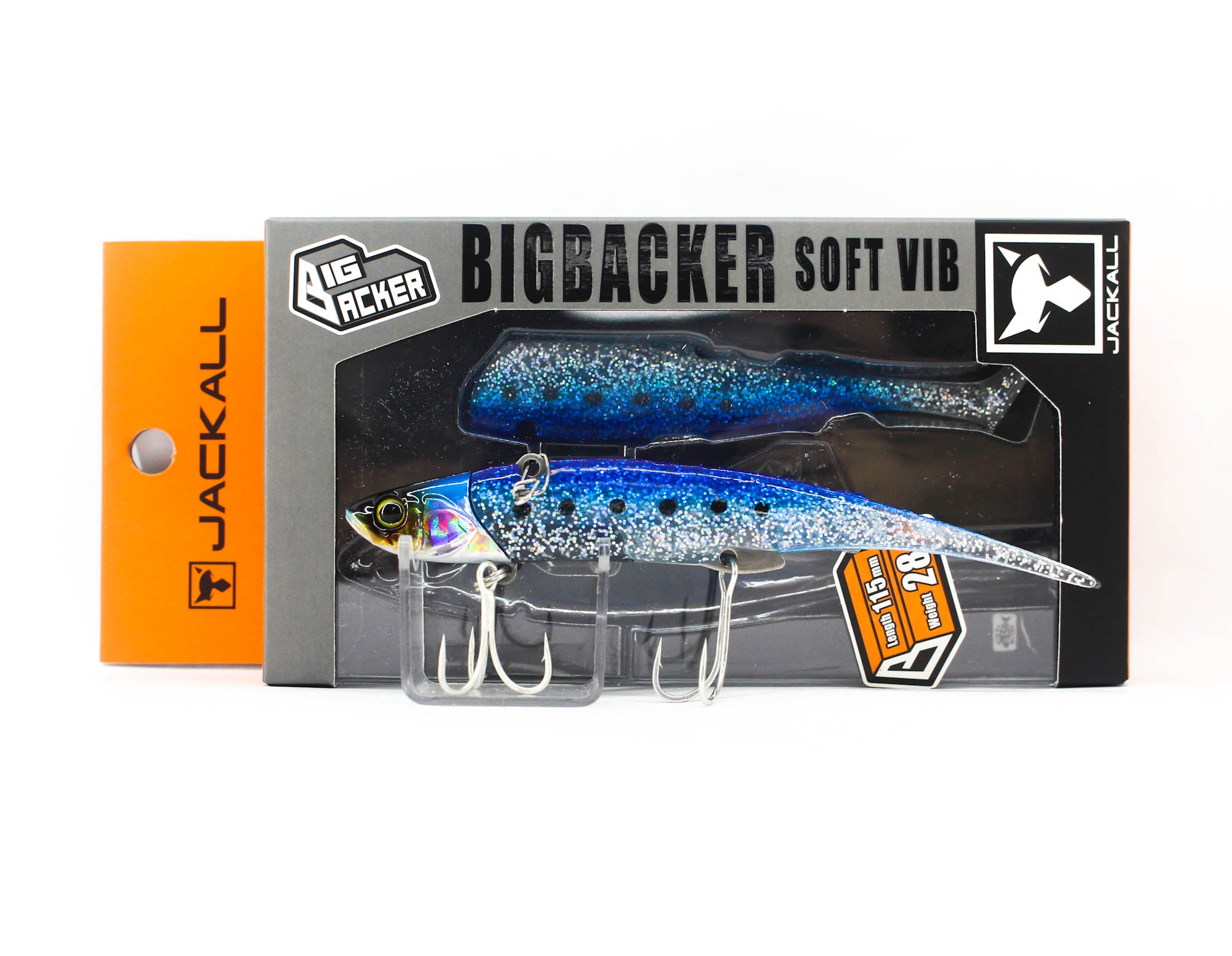 Sale Jackall Big Backer Soft Vib 28 grams 115 mm Sinking Lure Iwashi (5815)