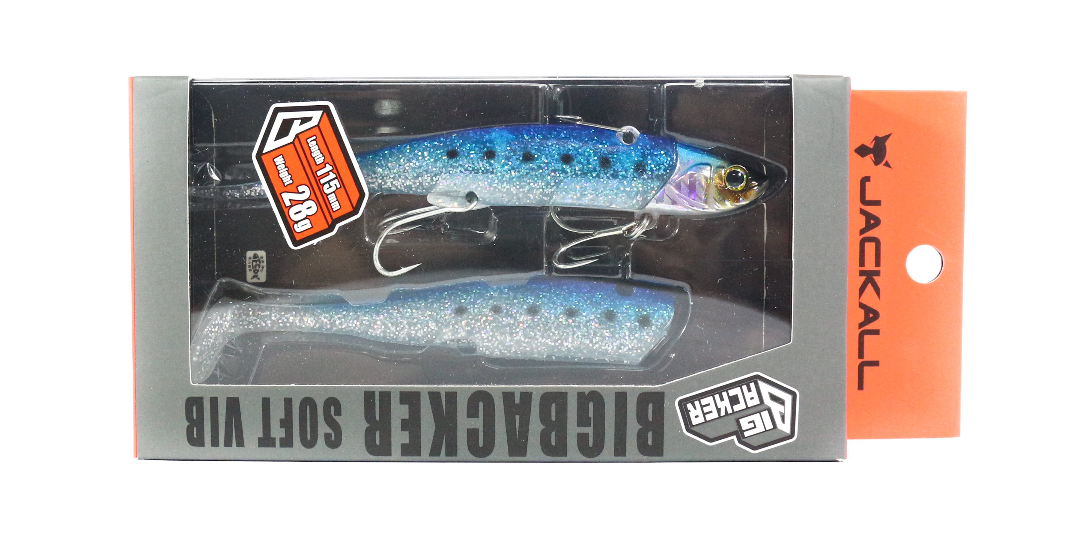 Sale Jackall Big Backer Soft Vib 28 grams 115 mm Sinking Lure Iwashi (5815)