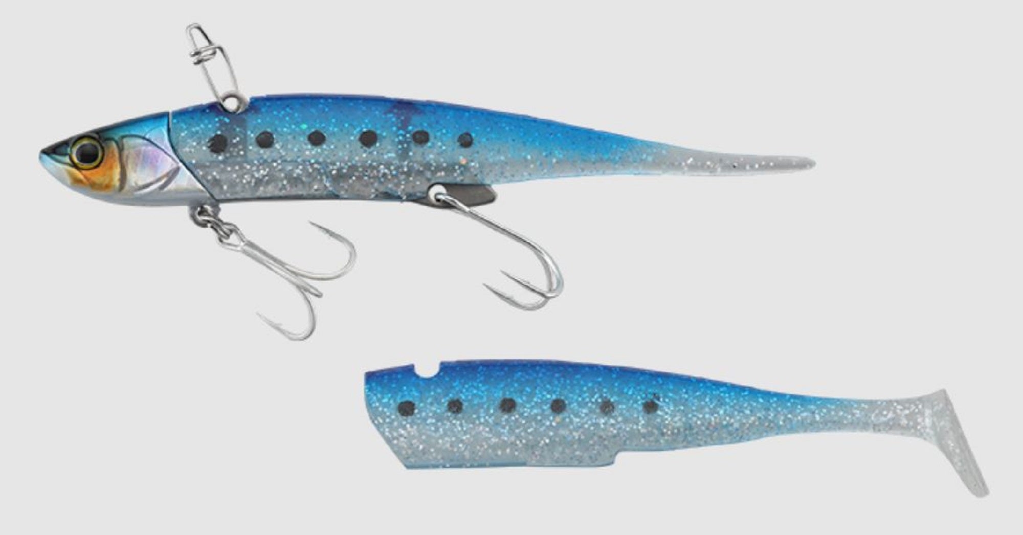 Sale Jackall Big Backer Soft Vib 28 grams 115 mm Sinking Lure Iwashi (5815)