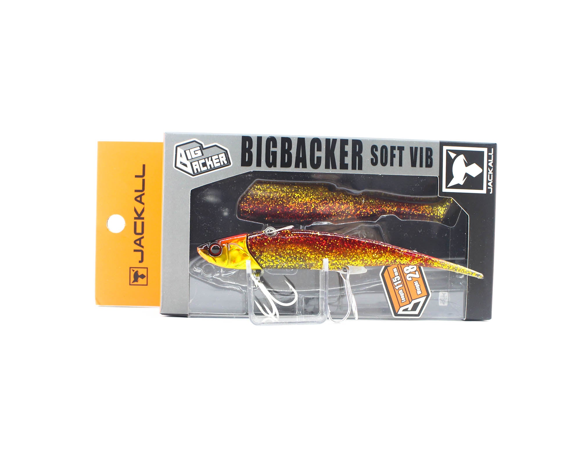 Sale Jackall Big Backer Soft Vib 28 grams 115 mm Sinking Lure R Gold (5846)