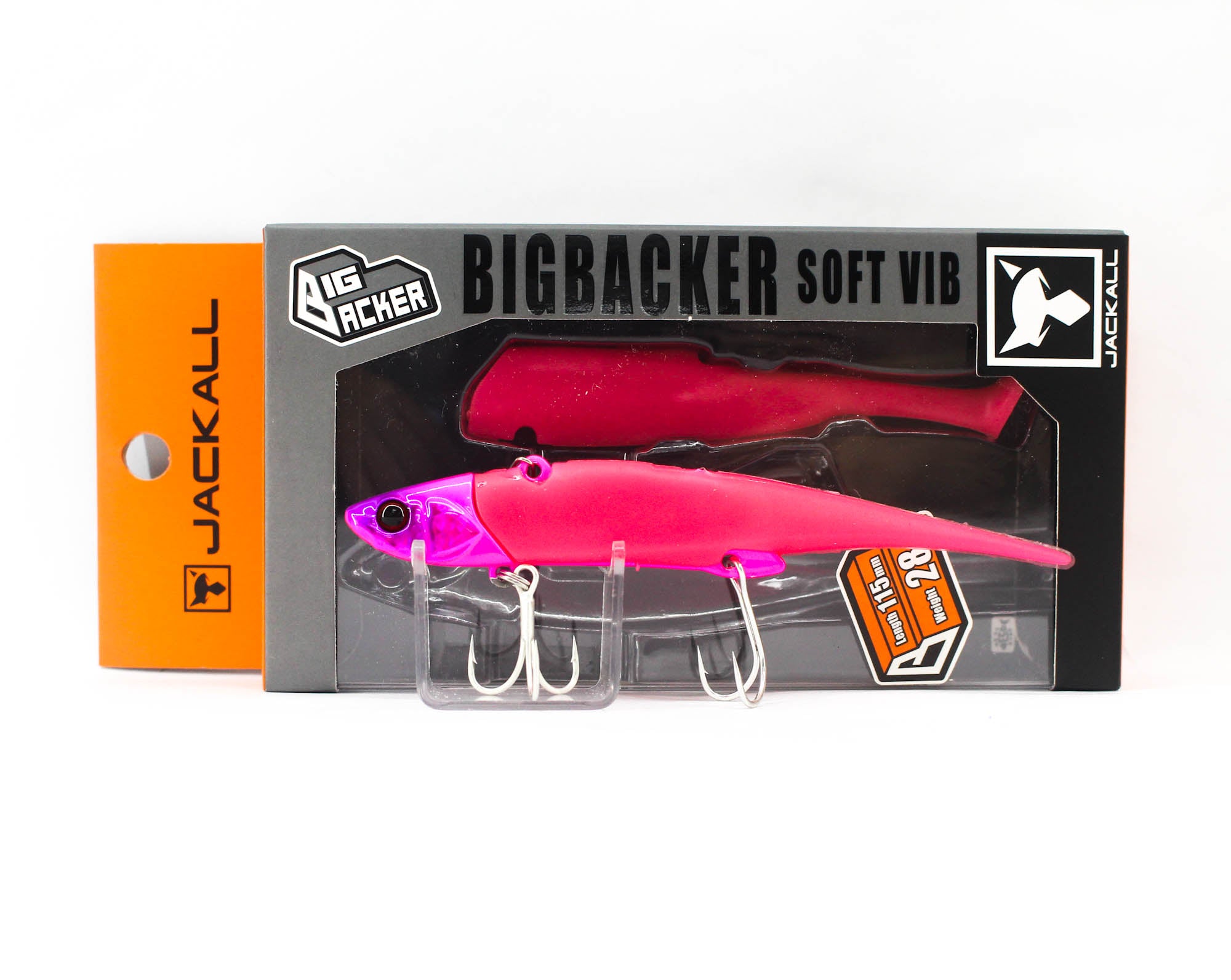 Sale Jackall Big Backer Soft Vib 28 grams 115 mm Sinking Lure Glow P (5891)