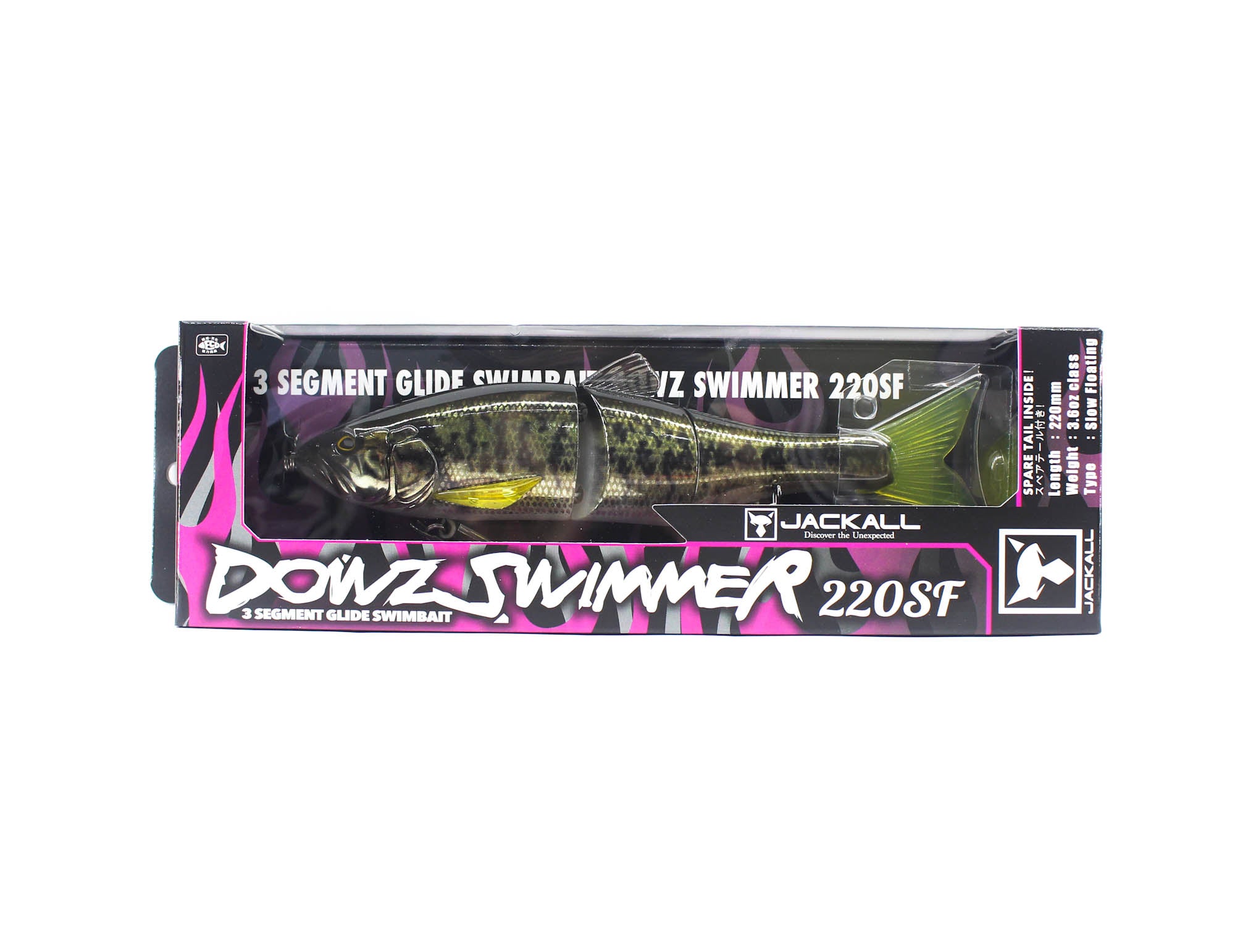 Jackall Dowzswimmer 220 SF Floating Lure RT Largemouth Bass (6478)