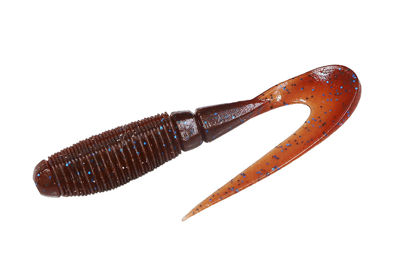 Jackall Soft Lure Rhythm Grub 2.4 Inches Cola Bluegill (6645)