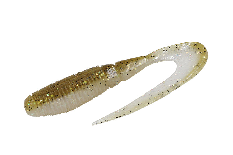 Jackall Soft Lure Rhythm Grub 2.4 Inches Prism Shad (6669)