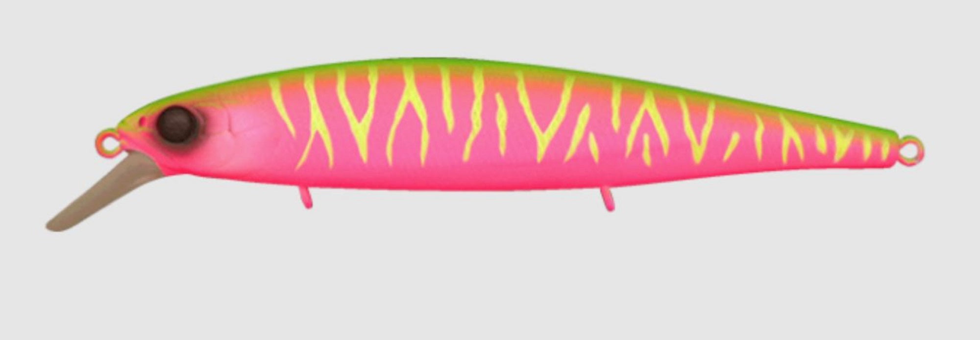 Jackall Magsquad 115SP Jerkbait Suspend Lure Dragon Fruit Mat Tiger (7222)