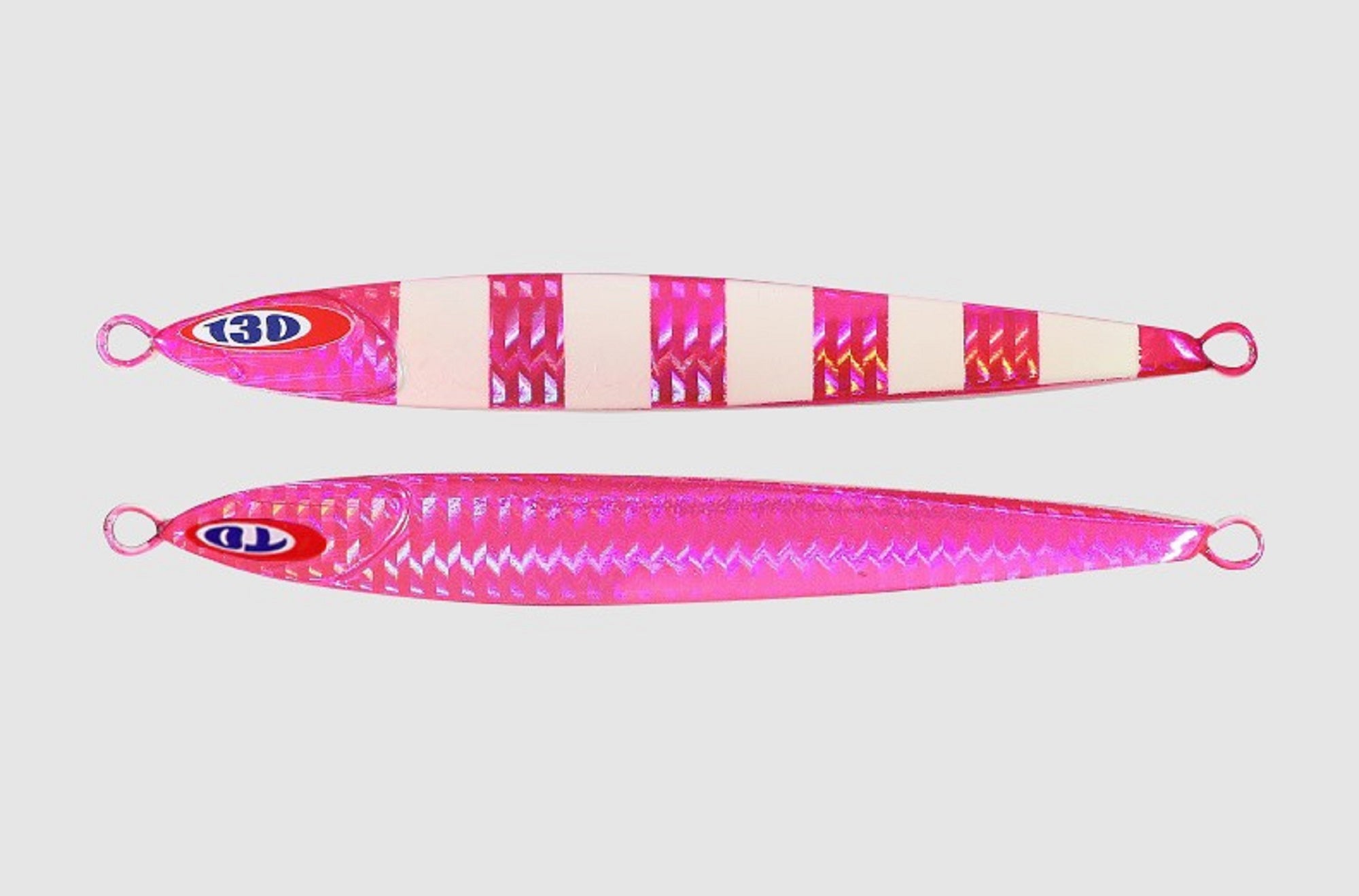Jackall Metal Jig Anchovy Type 0 Flush Fall 160g Pink Glow Stripe (8380)
