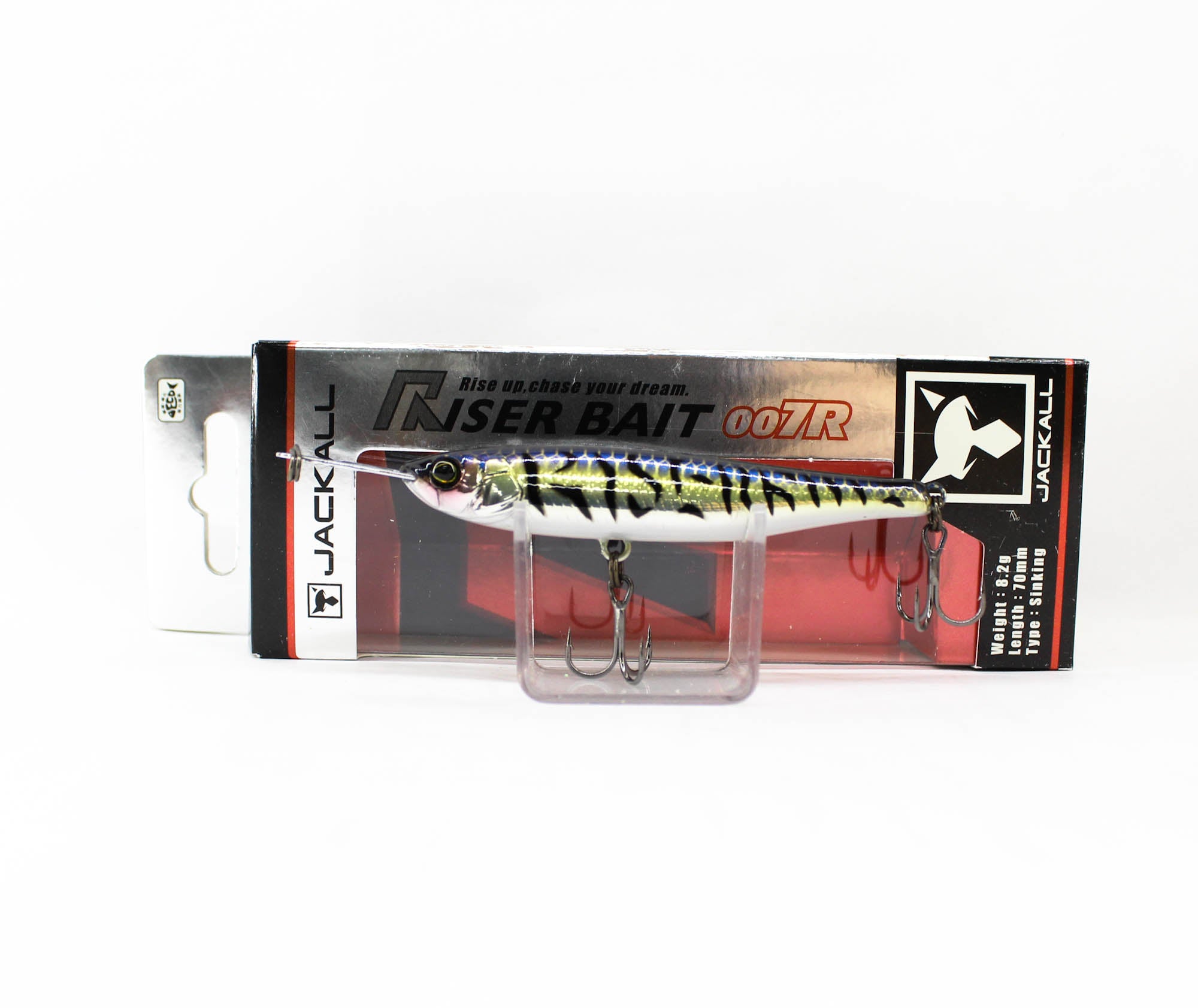Jackall Riser Bait 007R 70mm Topwater Sinking Lure Riser Flash Tiger (9172)