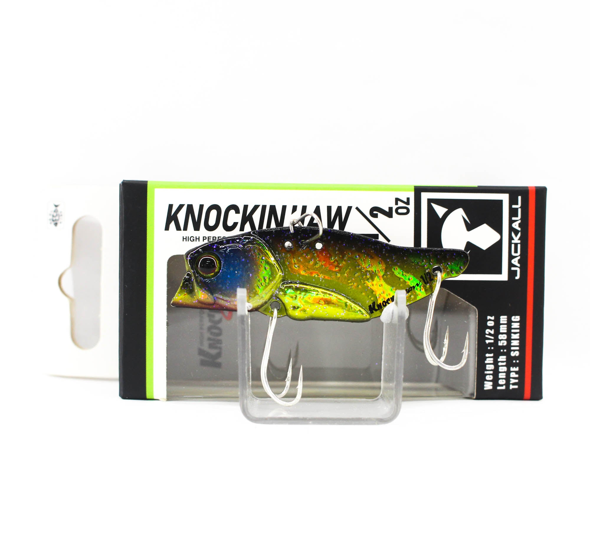 Jackall Knocking Jaw Metal Vibration 1/2 oz 58 mm Sinking Lure Shad (0604)