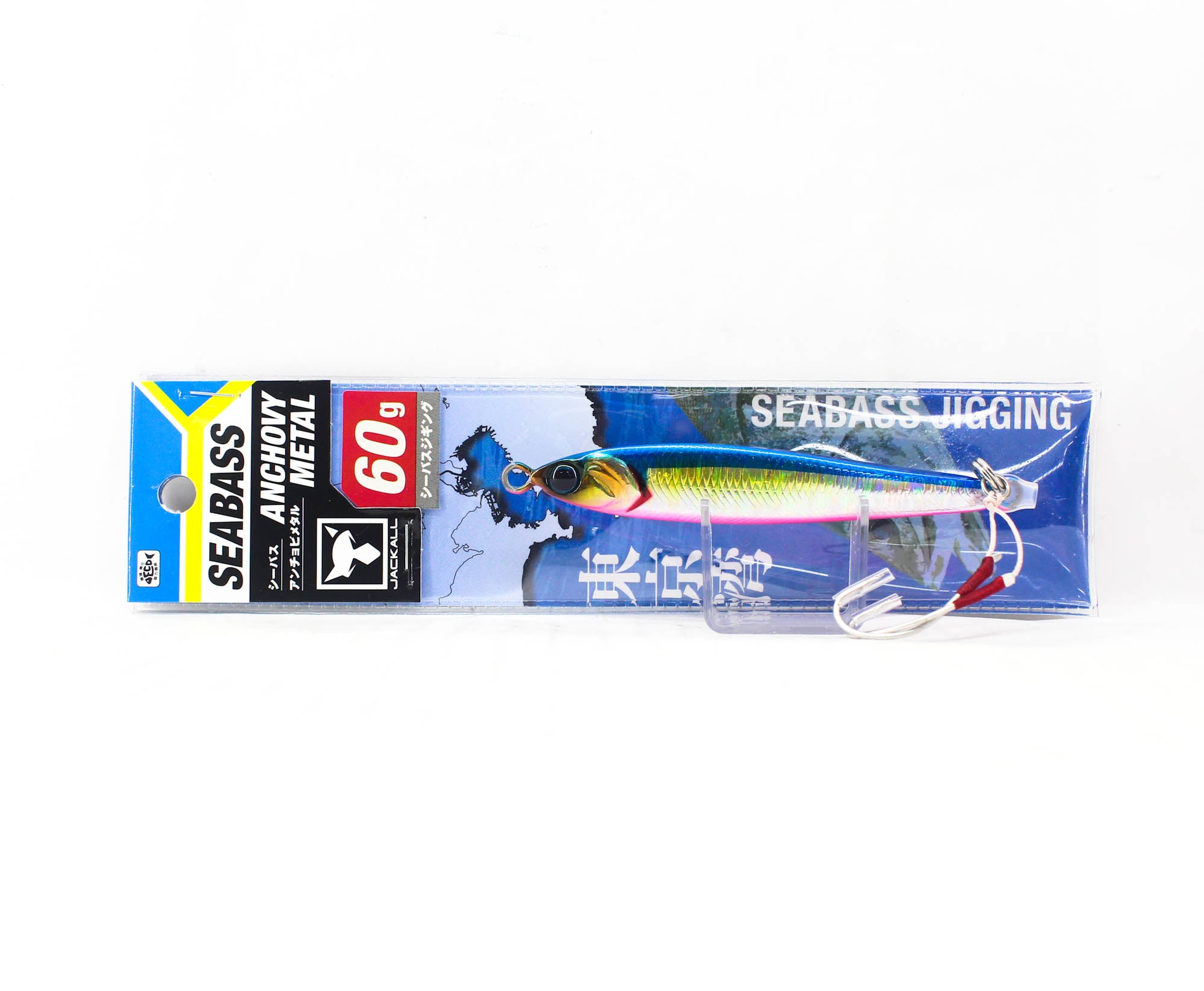 Sale Jackall Metal Jig Seabass Anchovy Metal 60 grams Blue Pink (0819)
