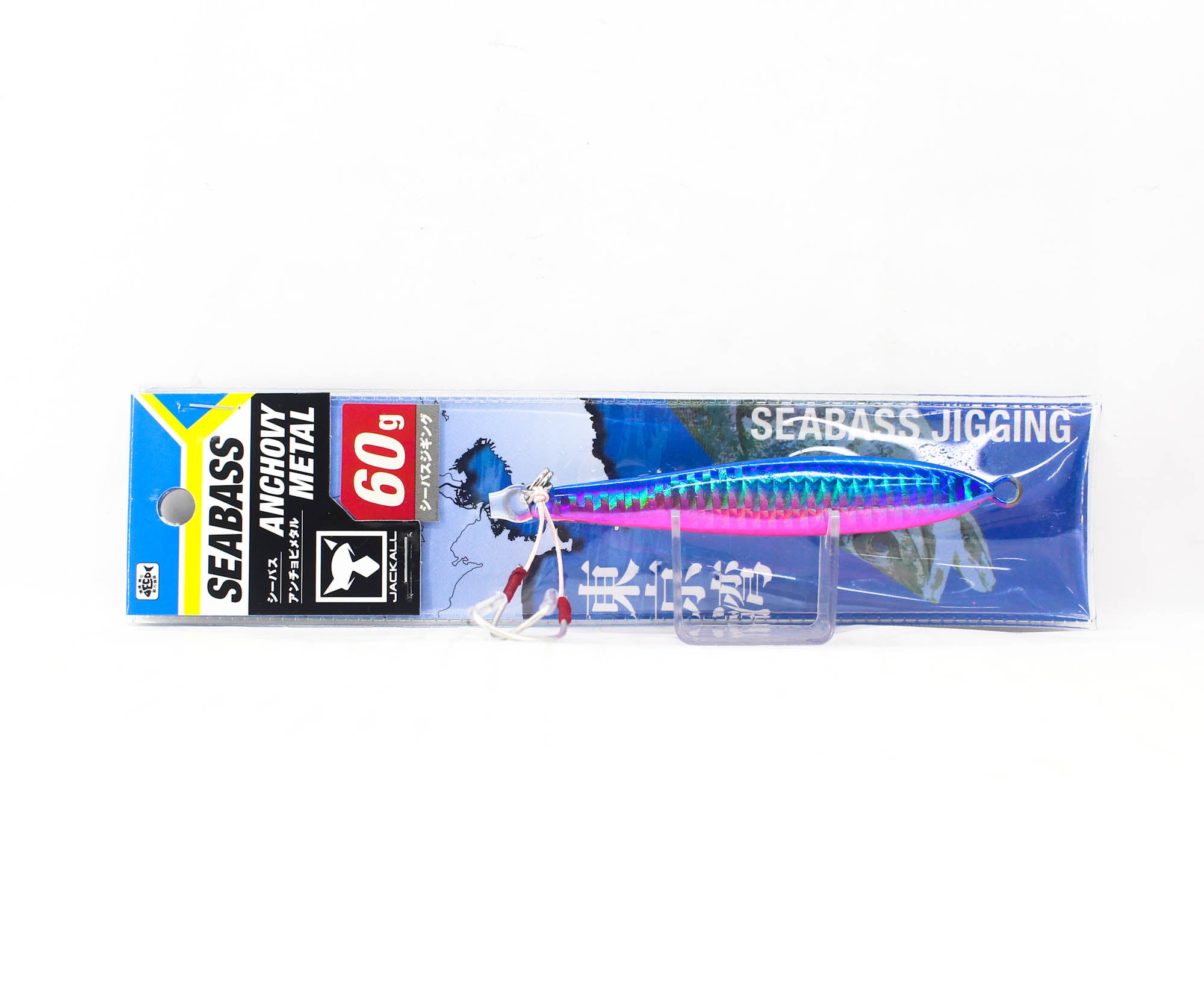 Sale Jackall Metal Jig Seabass Anchovy Metal 60 grams Blue Pink (0819)