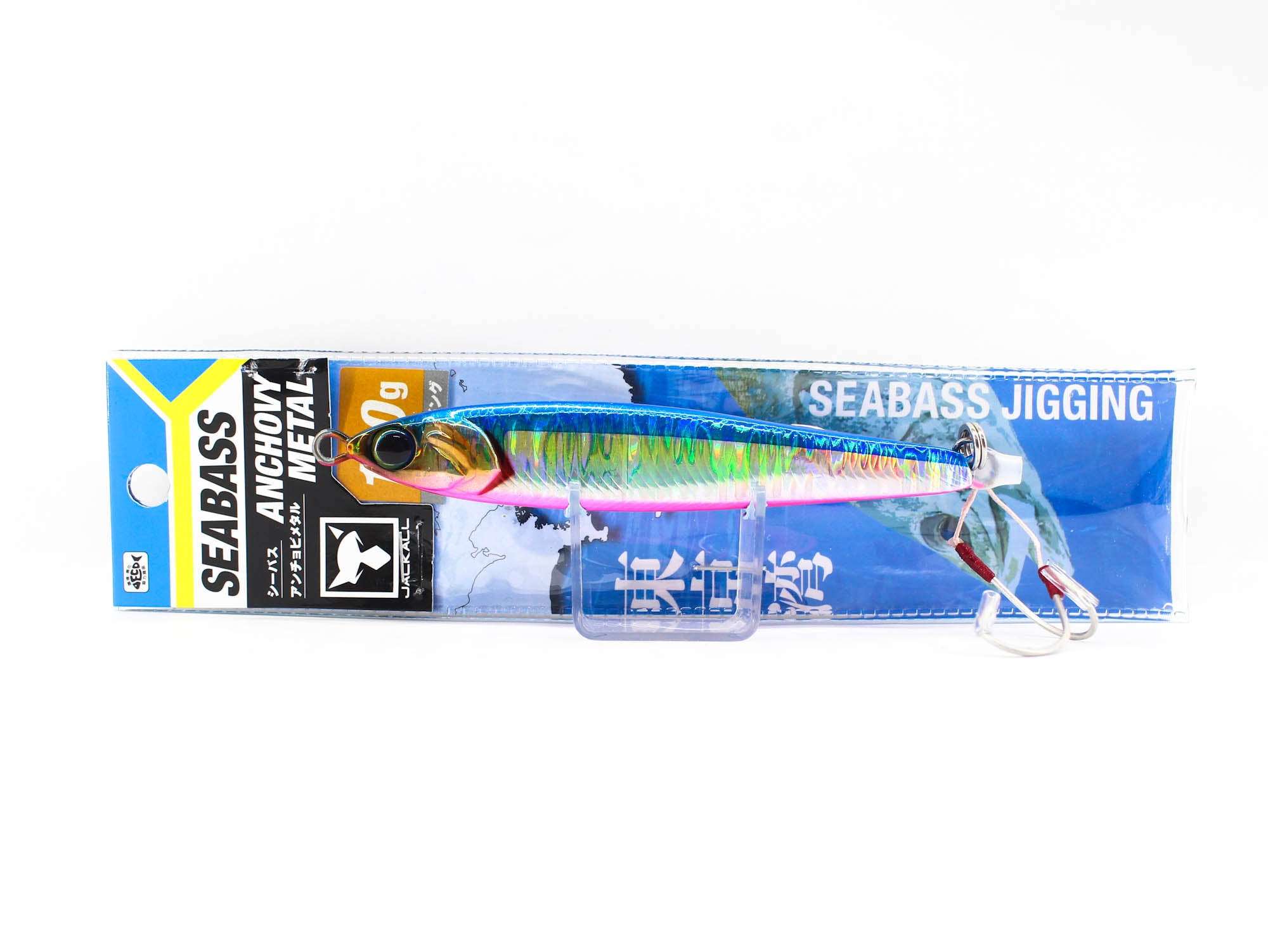Sale Jackall Metal Jig Seabass Anchovy Metal 100 grams Blue Pink (0932)