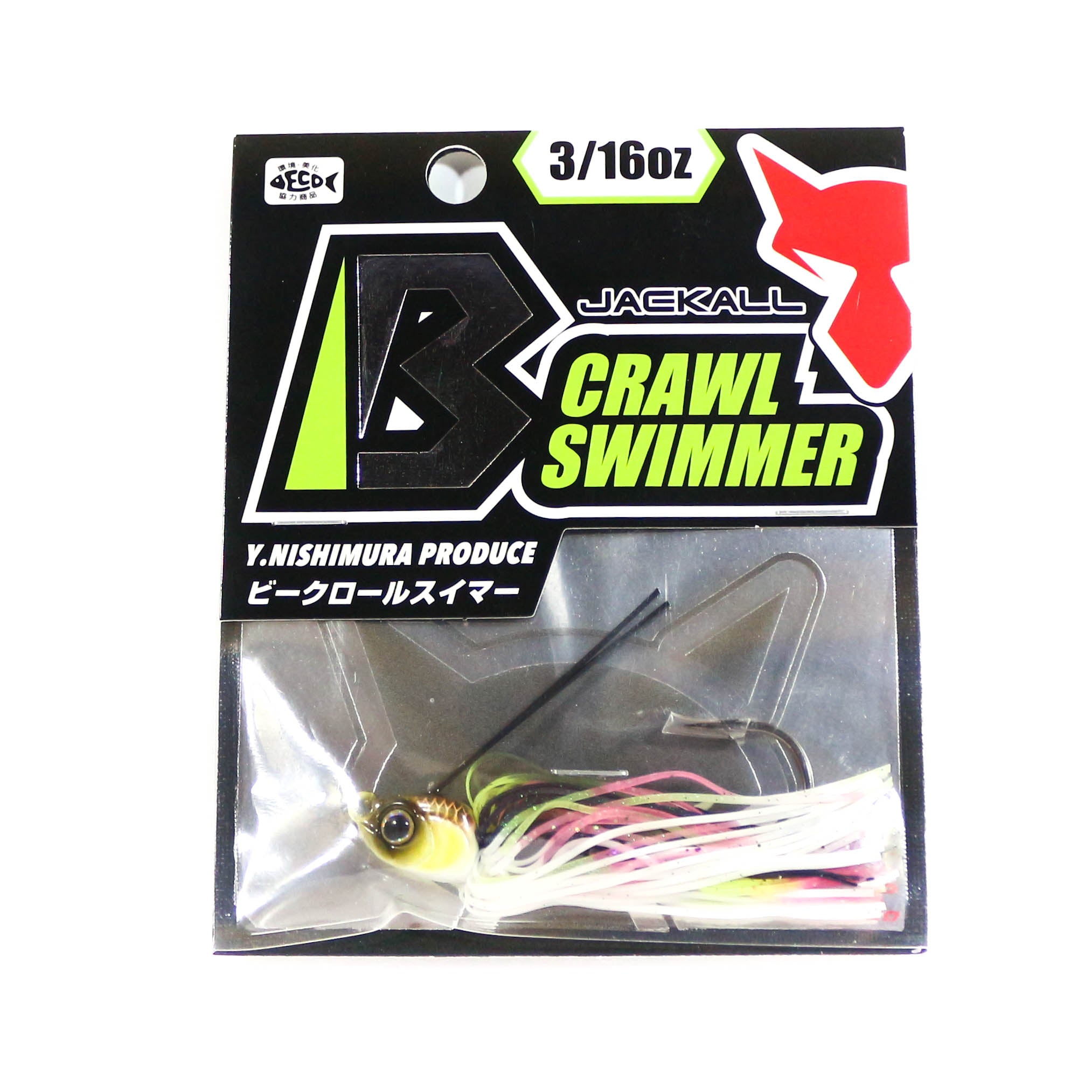 Jackall B Crawl Swimmer 3/16 oz Hanabi Stripe (1243)