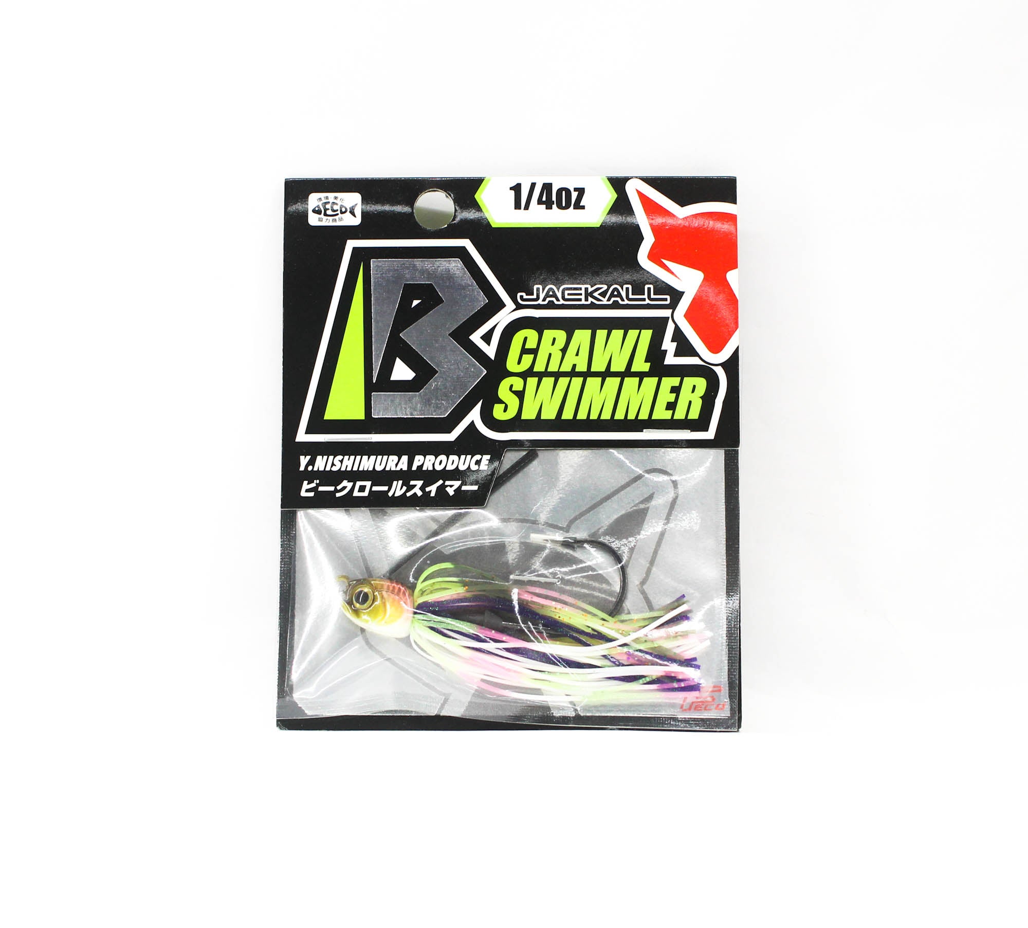 Jackall B Crawl Swimmer 1/4 oz Hanabi Stripe (1328)