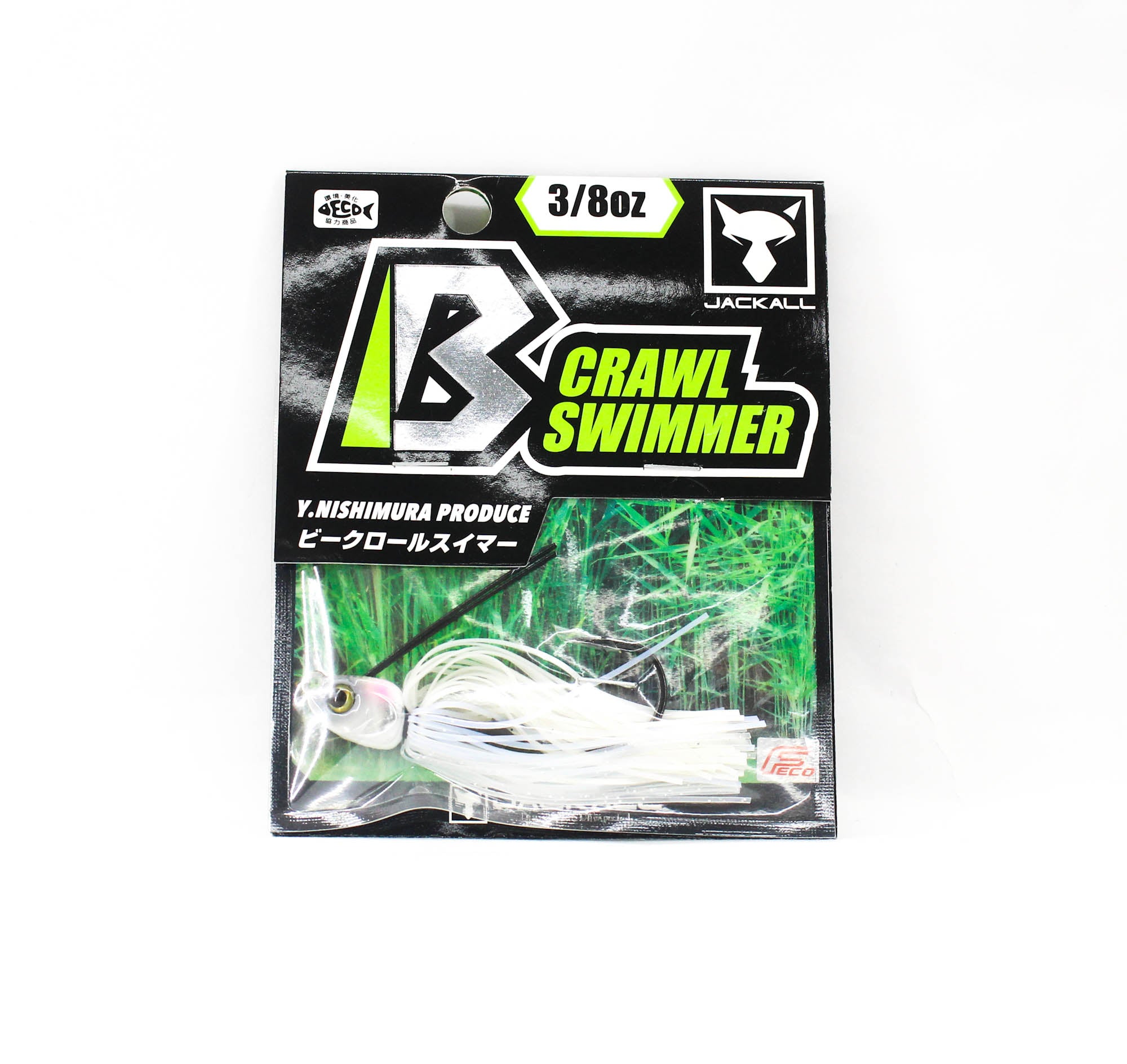 Jackall B Crawl Swimmer 3/8 oz Confidence White (1366)