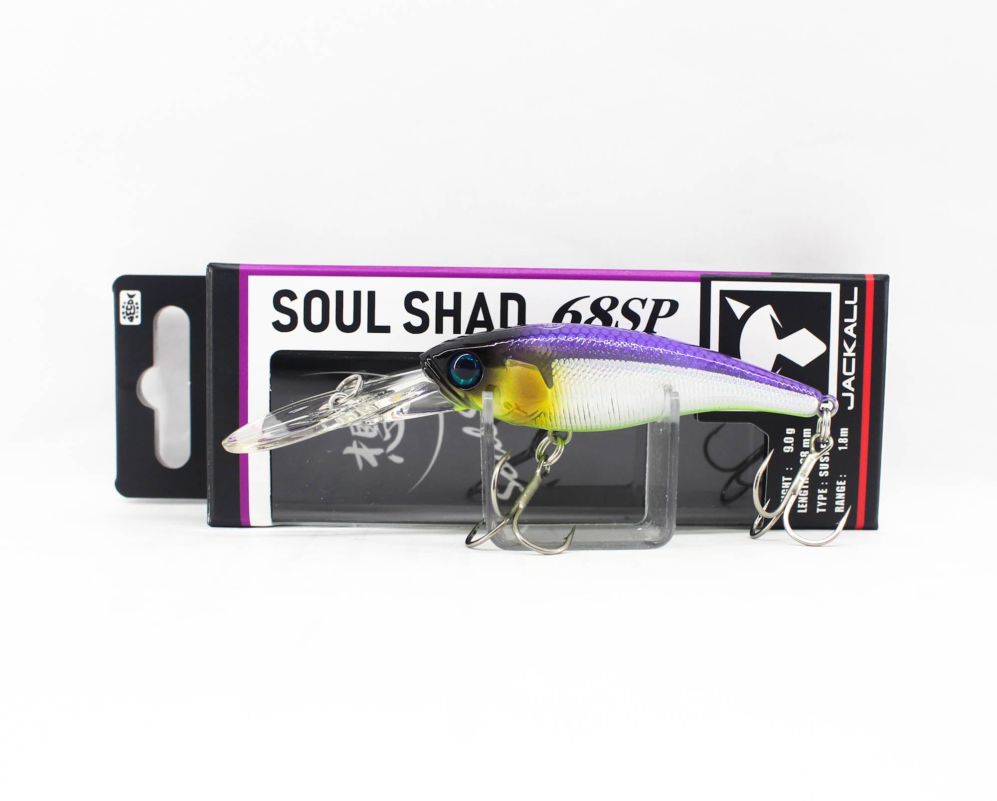 Jackall Soul Shad 68SP Suspend Lure Babataku Meimetsu Laser (2844)