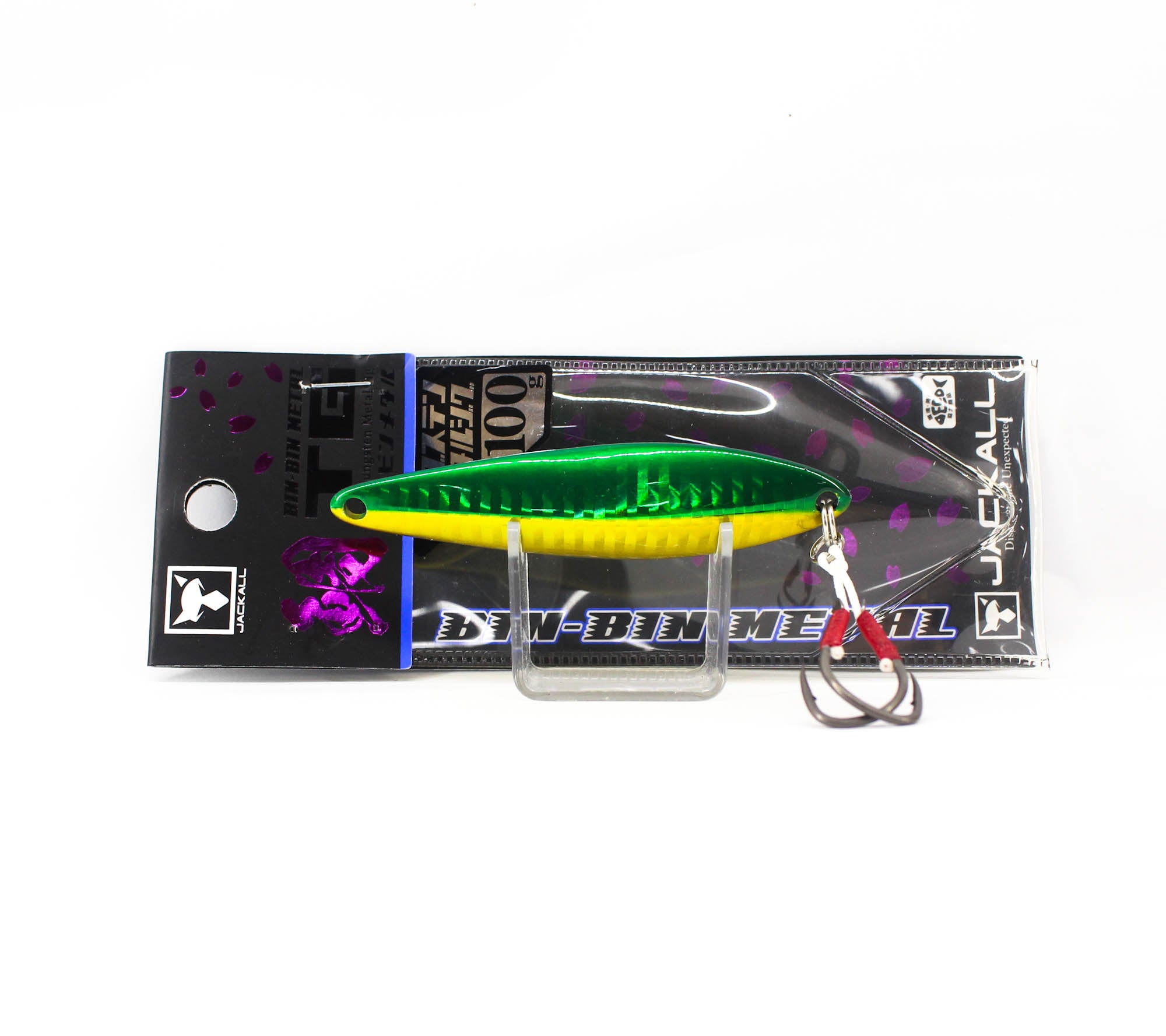 Jackall Metal Jig Bin Bin TG Tungsten 100 grams Green Gold (4701)