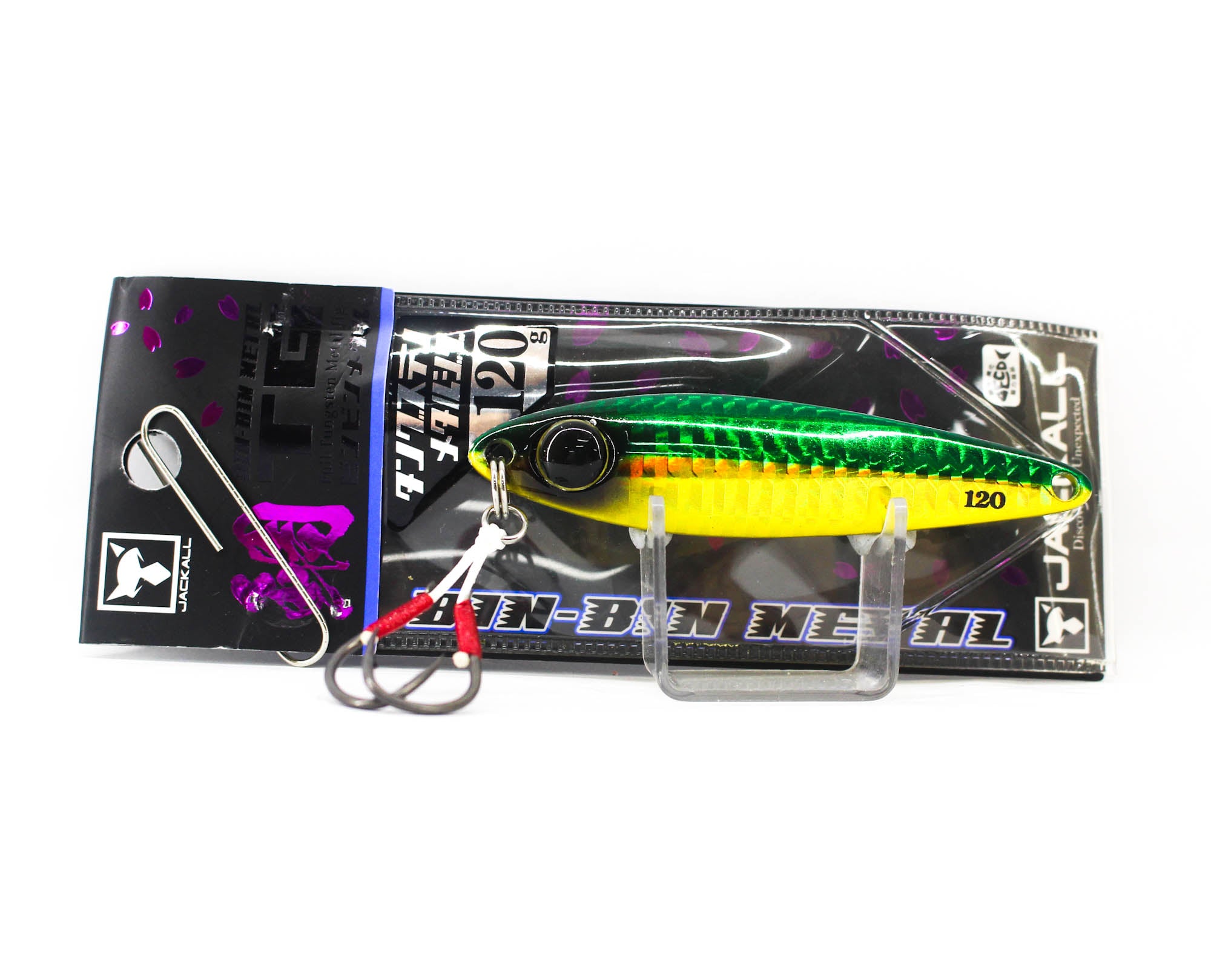Jackall Metal Jig Bin Bin TG Tungsten 120 grams Green Gold (4787)